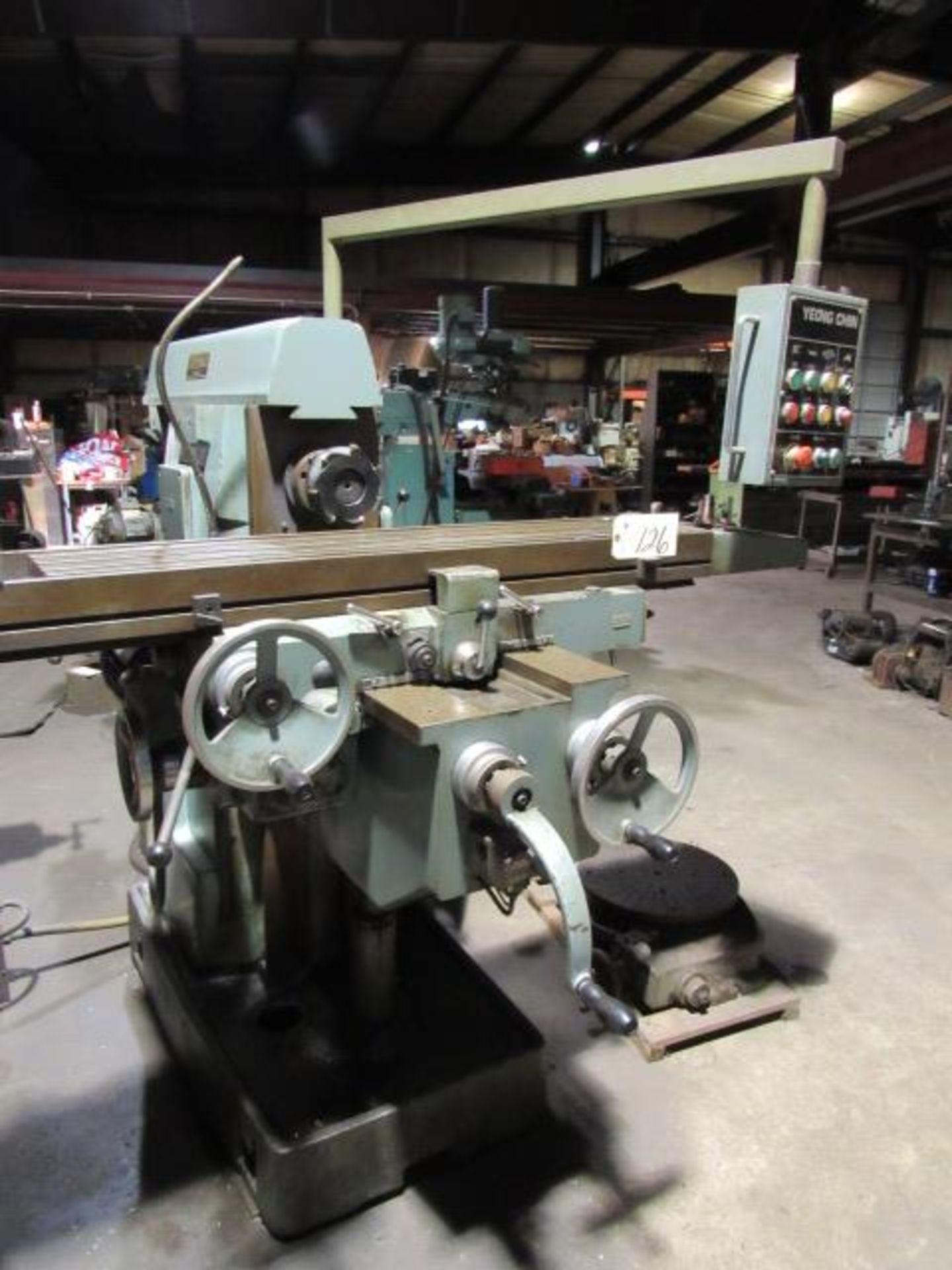 Supermax #50 Taper Horizontal Mill with 10'' x 60'' Power Feed Table, Pendant Controls, Spindle - Image 6 of 6