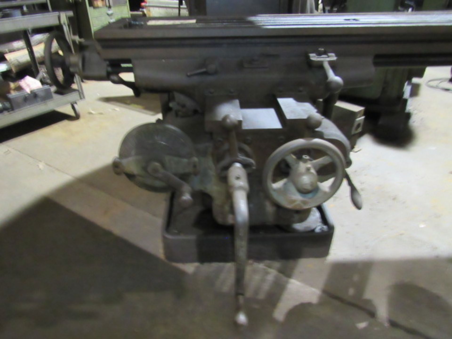 Milwaukee K&T H#3 50 Taper Vertical Mill with 604 RPM, Power Feeds, sn:28-4658 - Image 3 of 7
