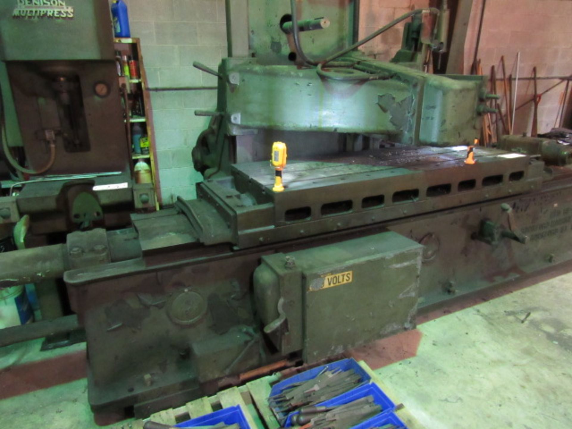 Rockford Openside Planer Mill with 60''L x 20''W Table, Planer Tool and Red Head Grinding Spindle, - Image 3 of 6