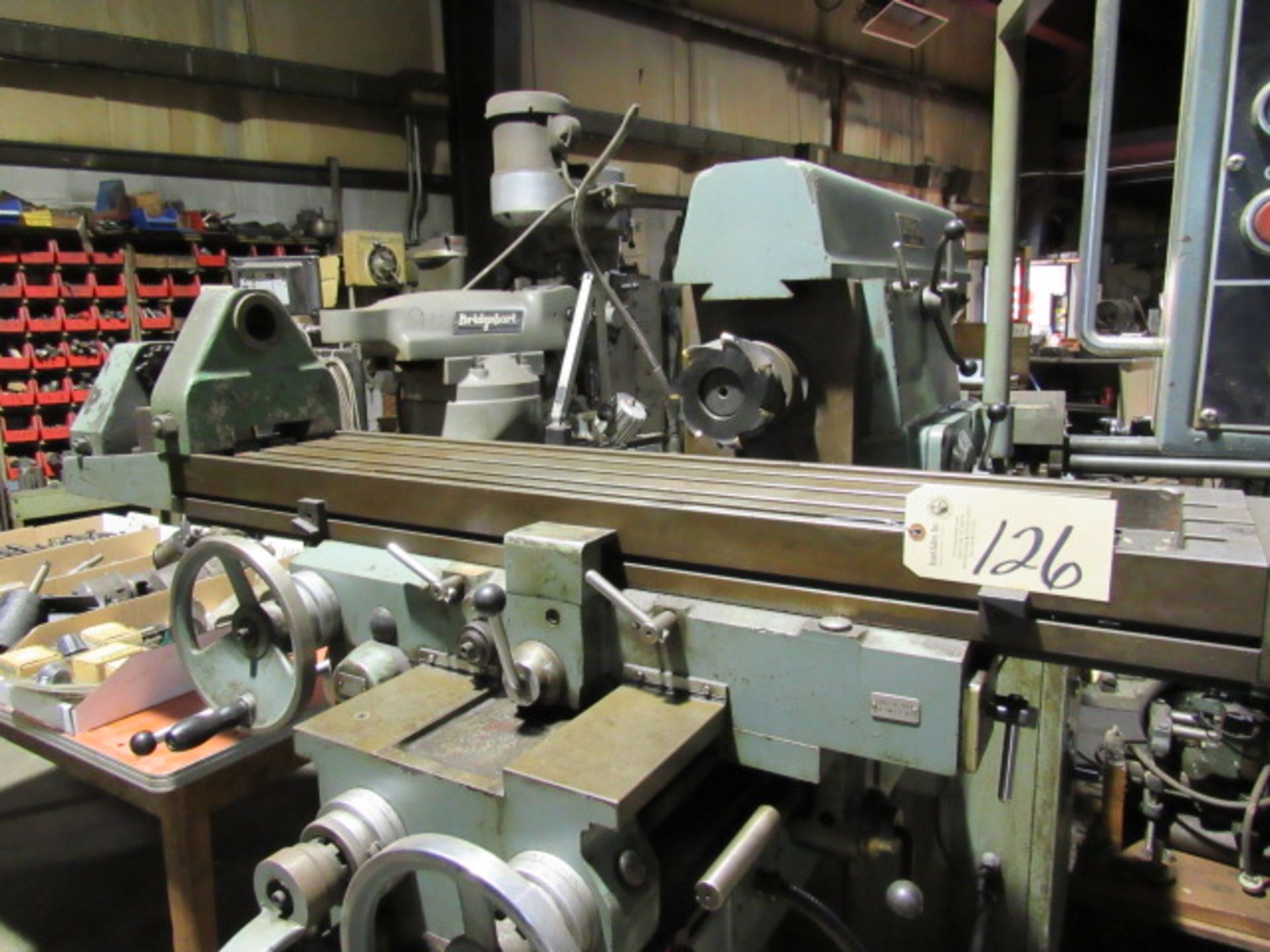 Supermax #50 Taper Horizontal Mill with 10'' x 60'' Power Feed Table, Pendant Controls, Spindle - Image 2 of 6