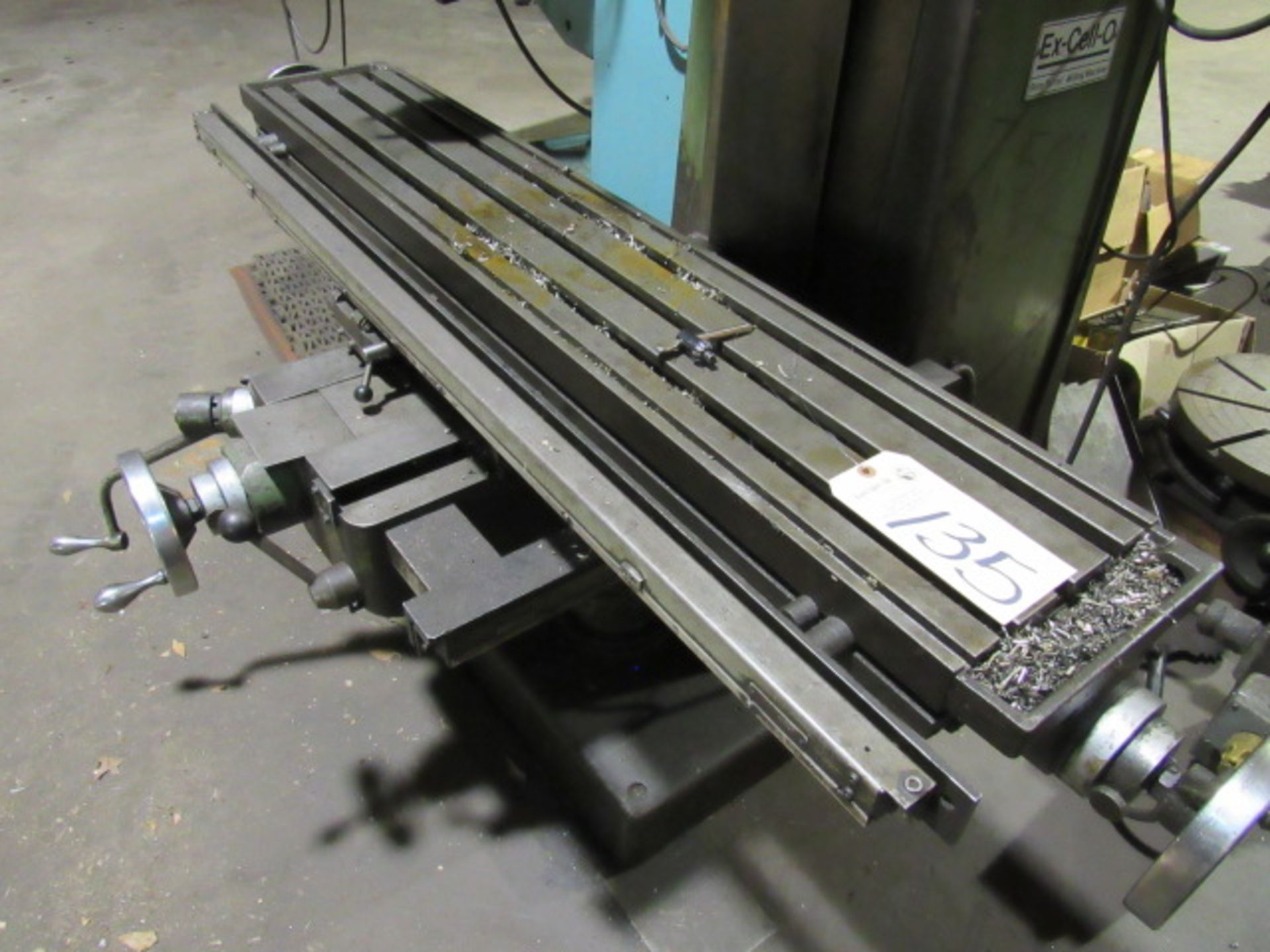 Ex-Cell-O Variable Speed Knee Mill with Power Feed Table. DRO, sn:6028222 - Image 2 of 8