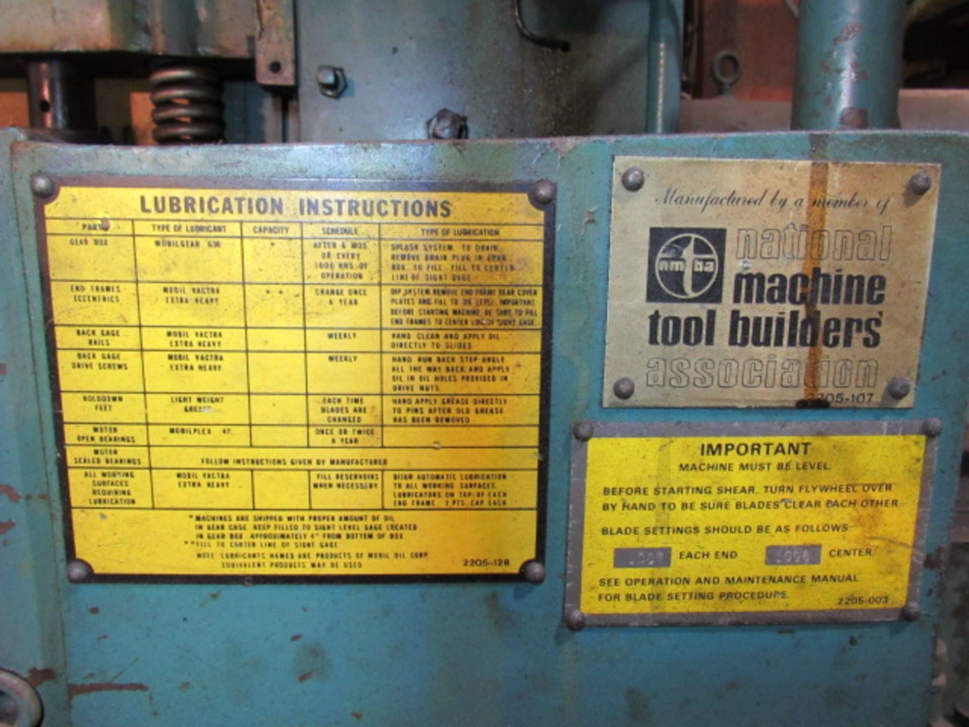 Wysong 1/4'' x 10' Squaring Shear, Model 1025 with Programmable Backgauge, Left Hand Squaring Arm, - Image 8 of 9