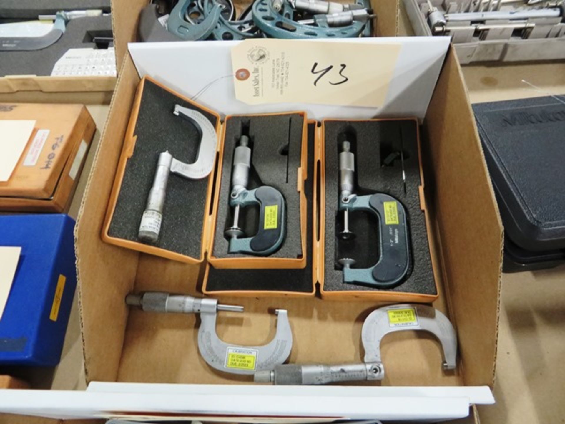 Assorted Mitutoyo Micrometers