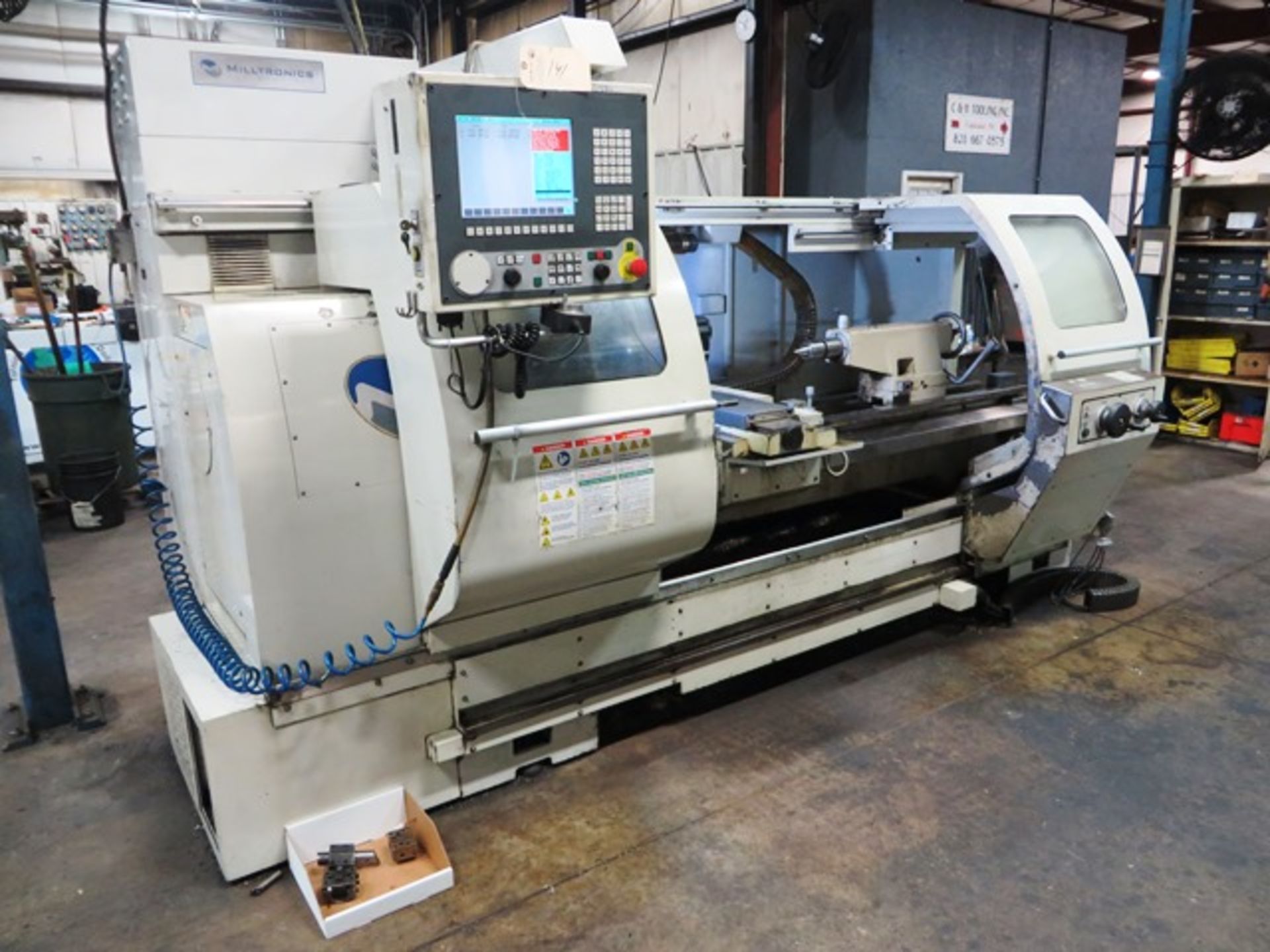 Milltronics ML18 Series D CNC Flat Bed Lathe - Image 4 of 6