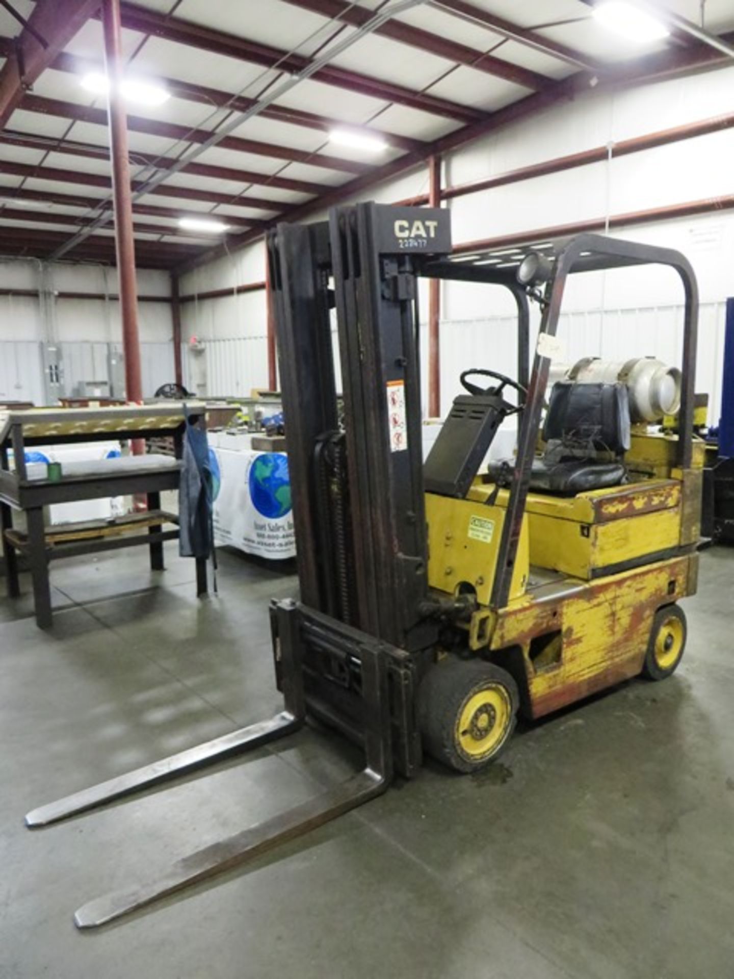 CAT Model T500 5,000lb Capacity Propane Forklift