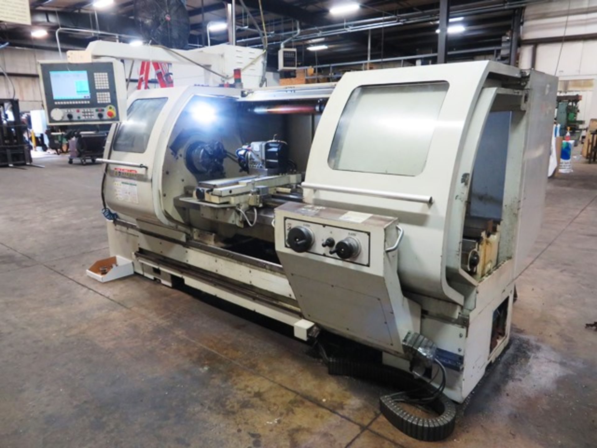 Milltronics ML18 Series D CNC Flat Bed Lathe