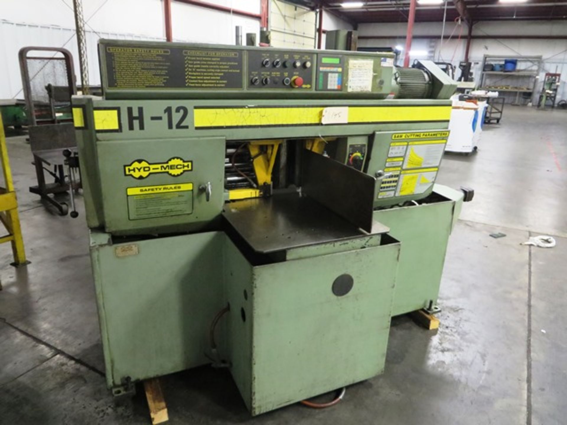 HYD-MECH H-12 Programmable Automatic Horizontal Bandsaw