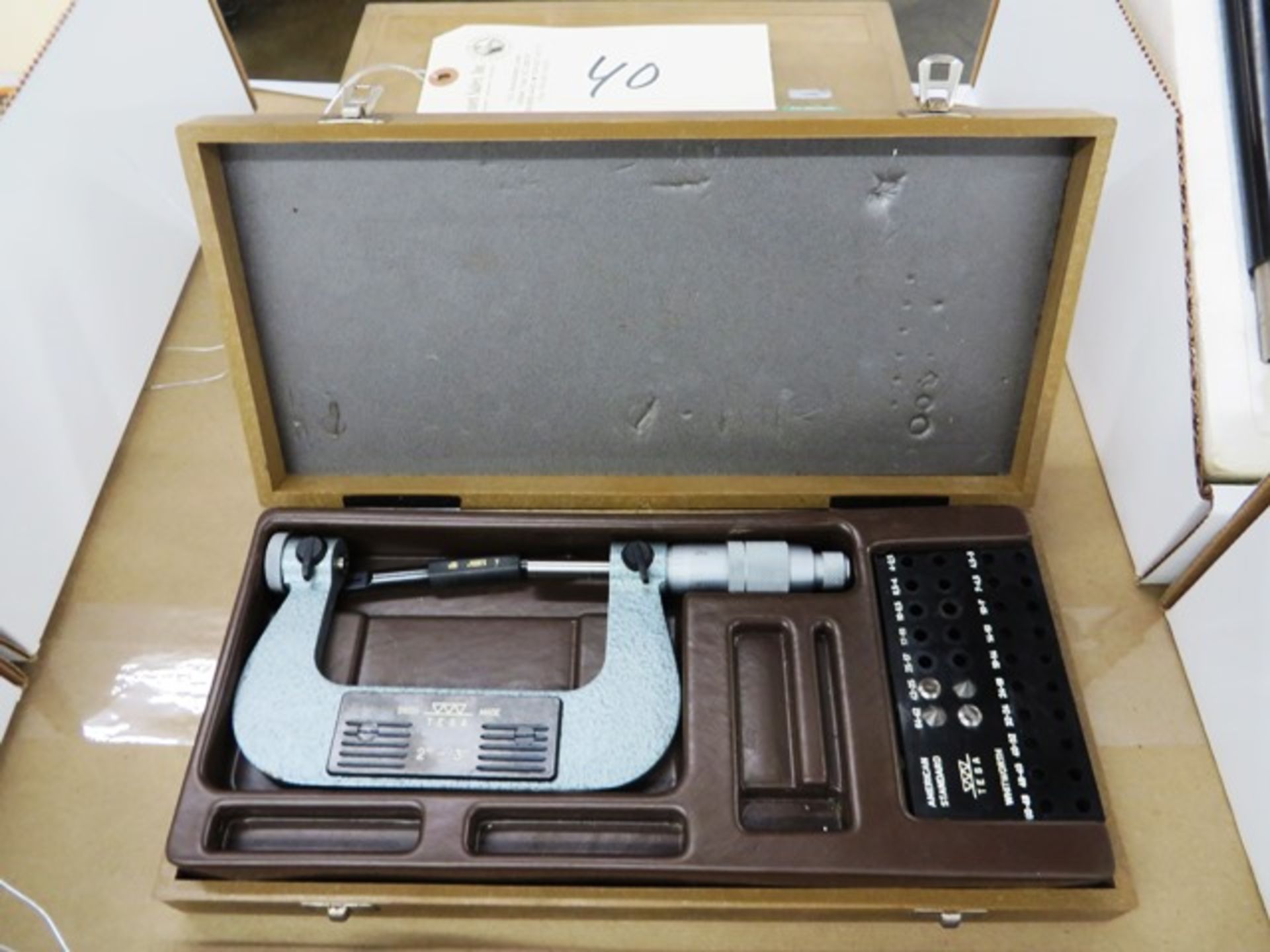 Tesa 2'' - 3'' Thread Micrometer