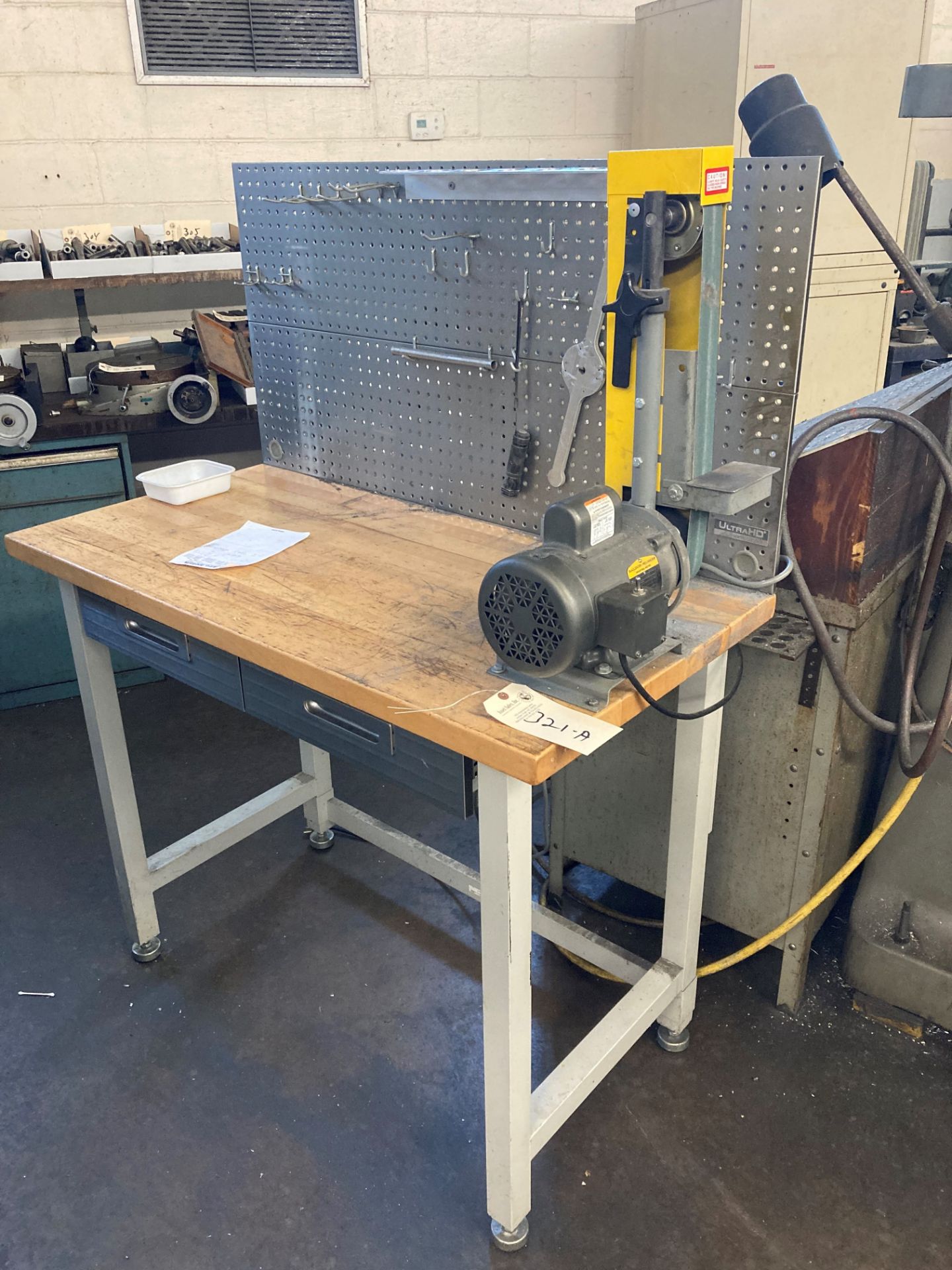 Baldor 2'' Vertical Belt Sander with Bench