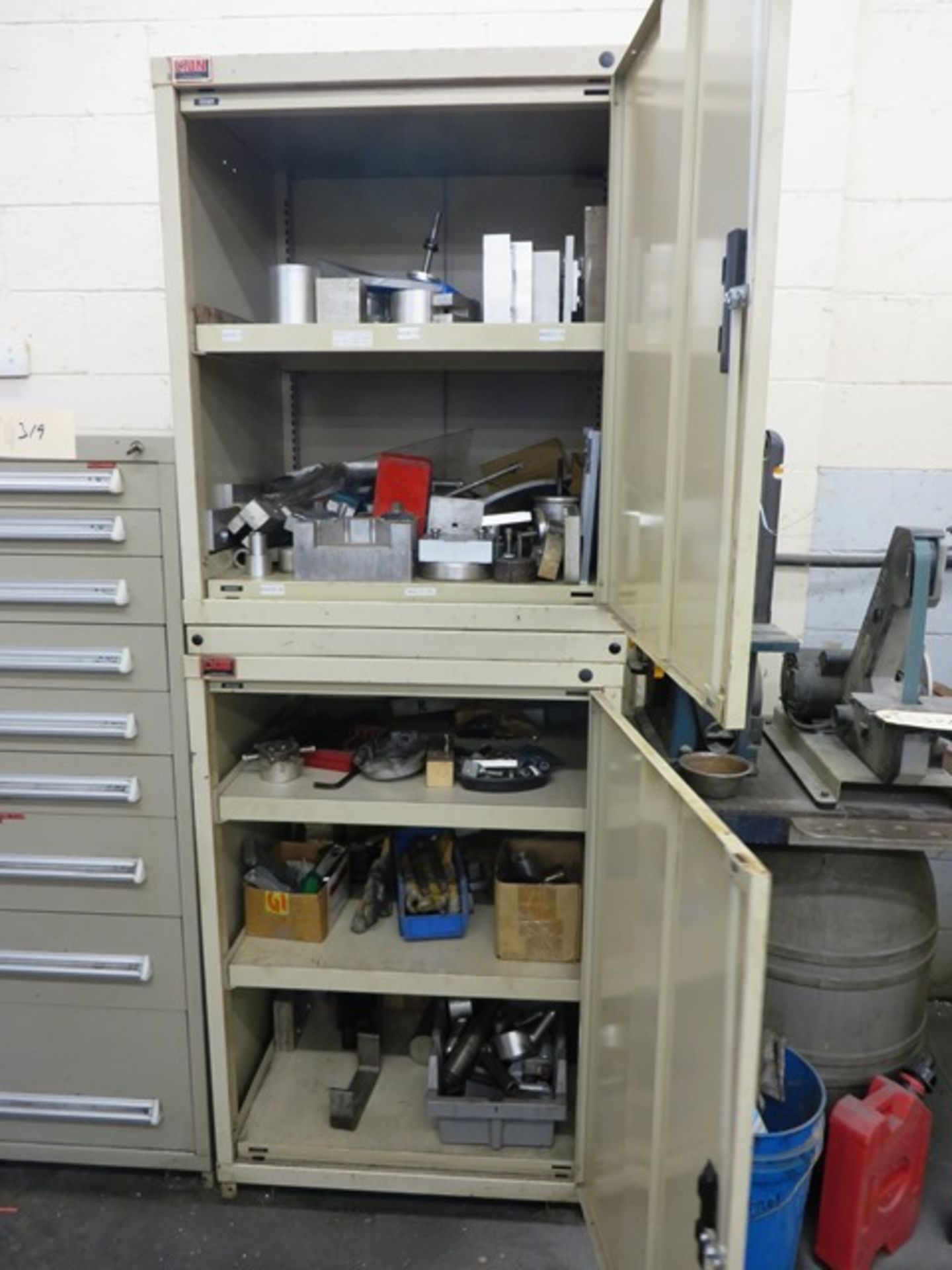 (2) Lyon Single Door Tool Cabinets