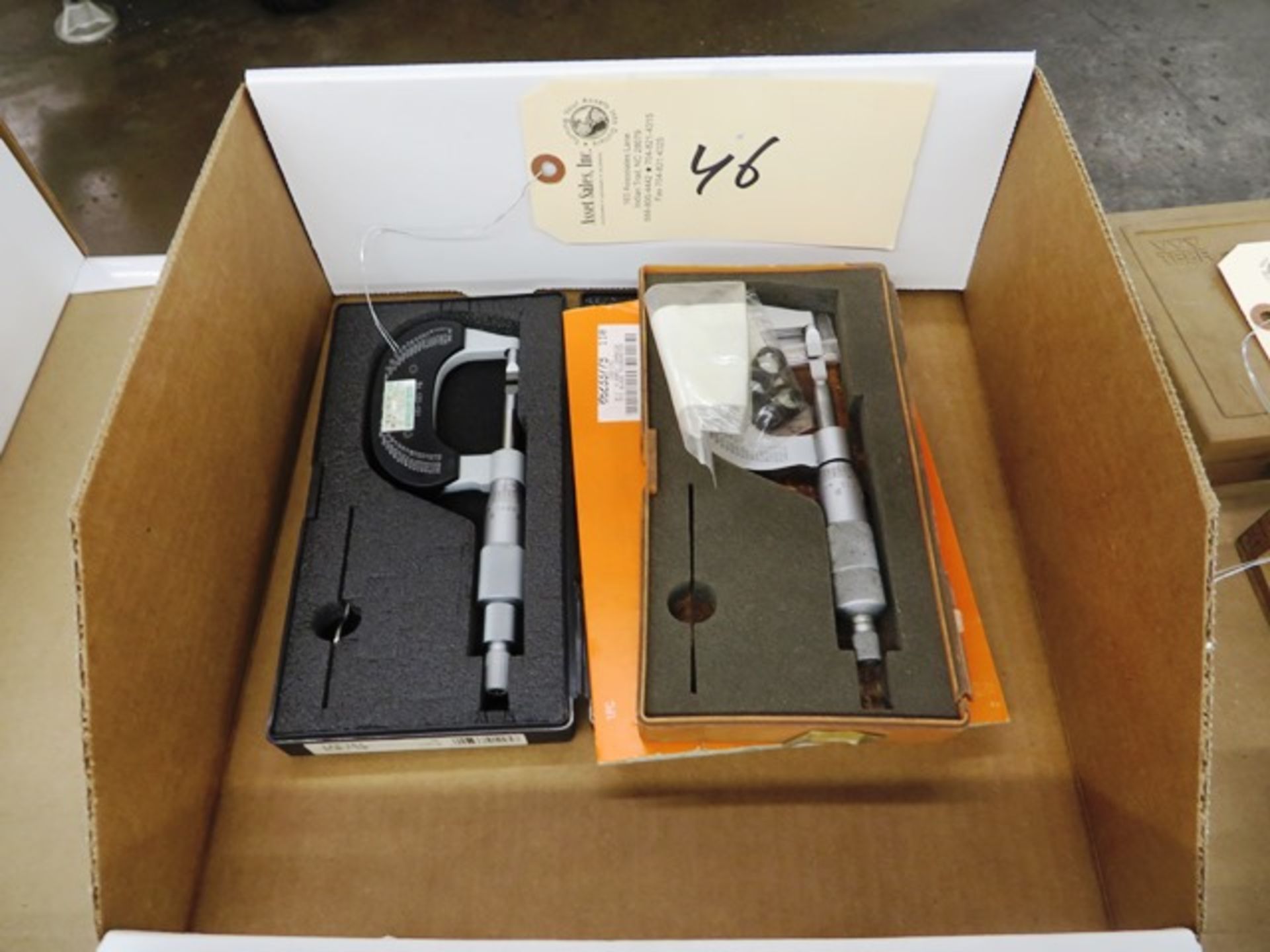 (2) Mitutoyo Blade Micrometer