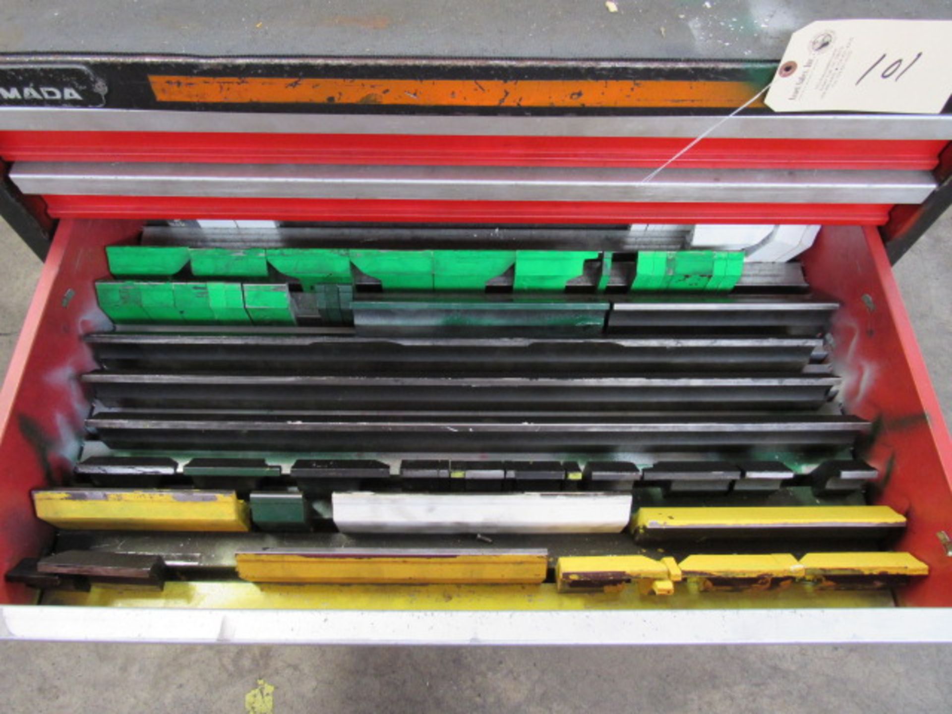 Amada 5 Drawer Portable Cabinet with Press Brake Dies - Image 4 of 6