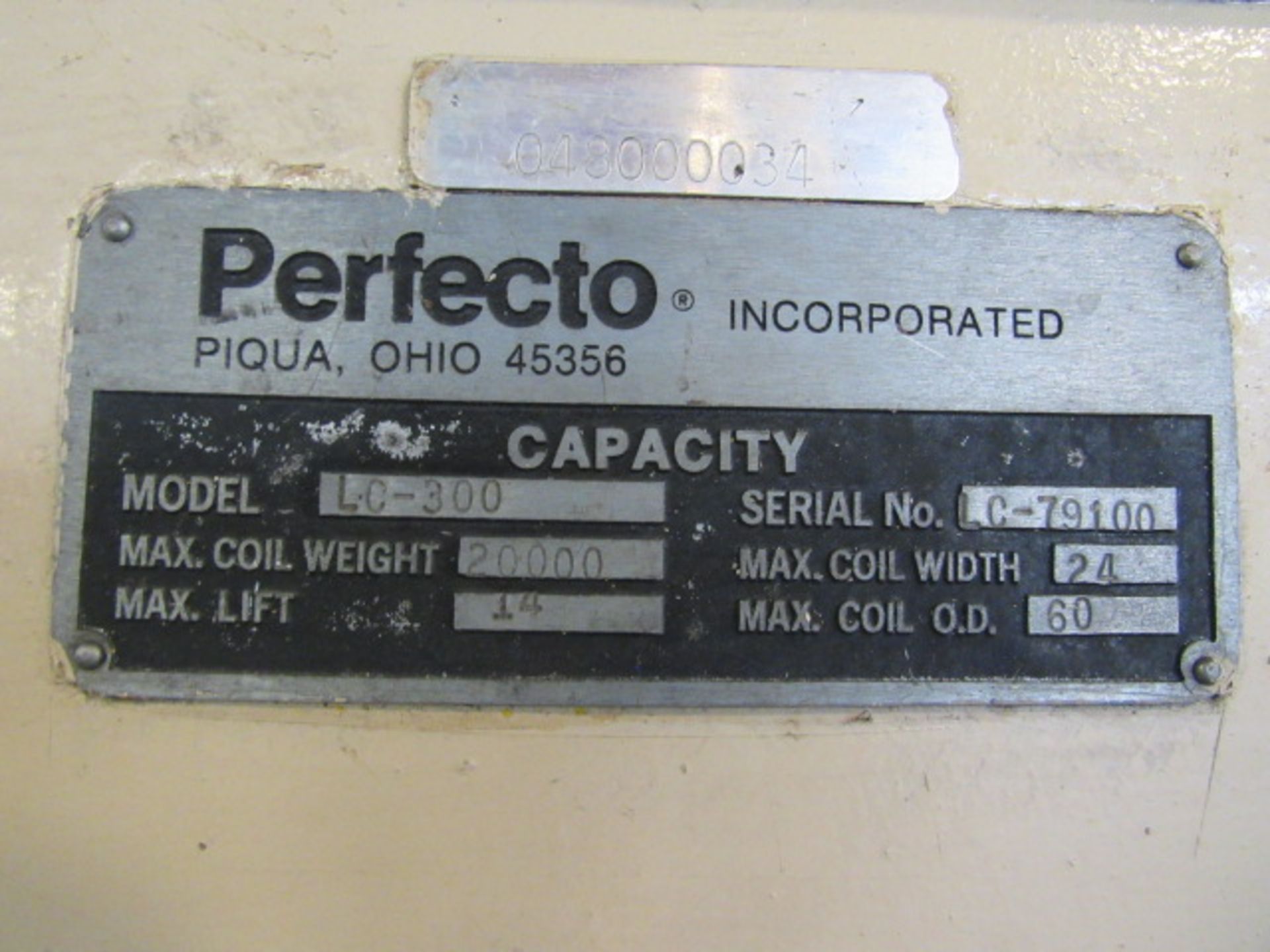 Perfecto LC-300 20,000lb. Capacity Cradle Coil & Perfecto R10-24B 13,000lb Capacity - Image 4 of 5