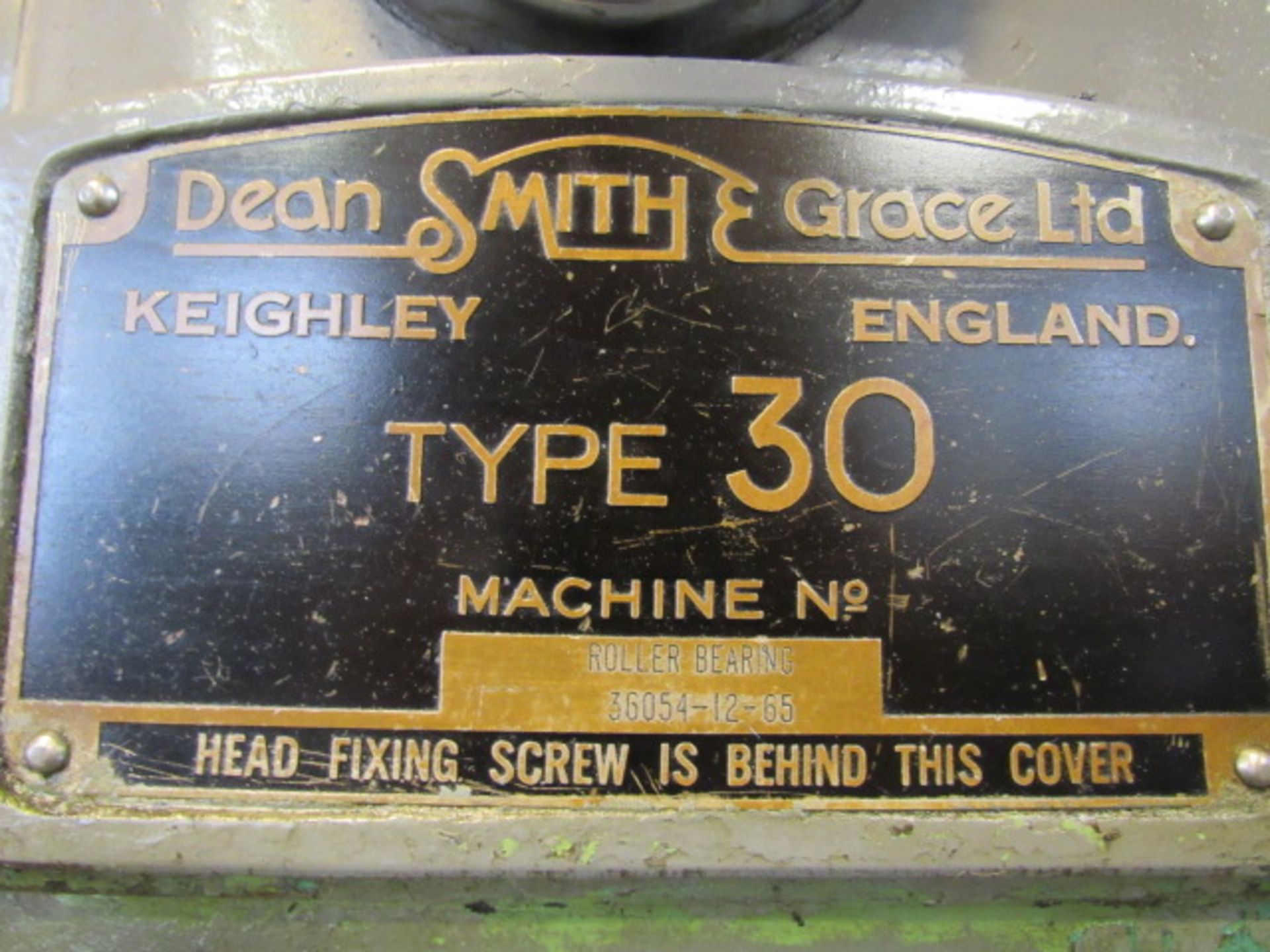 Dean Smith & Grace #30 30'' x 96'' Gap Bed Engine Lathe - Image 11 of 11