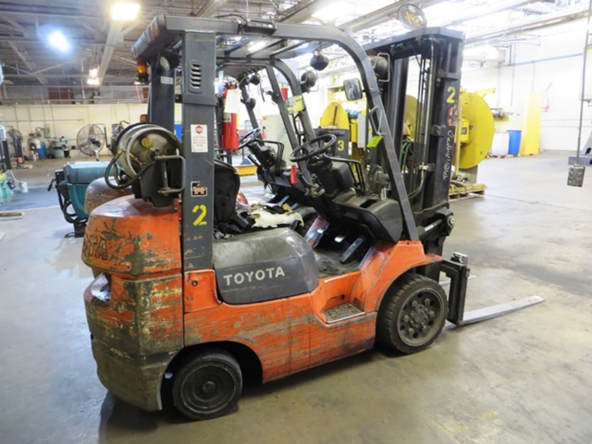 Toyota 7FGCU25 5,000lb. Capacity LP Forklift