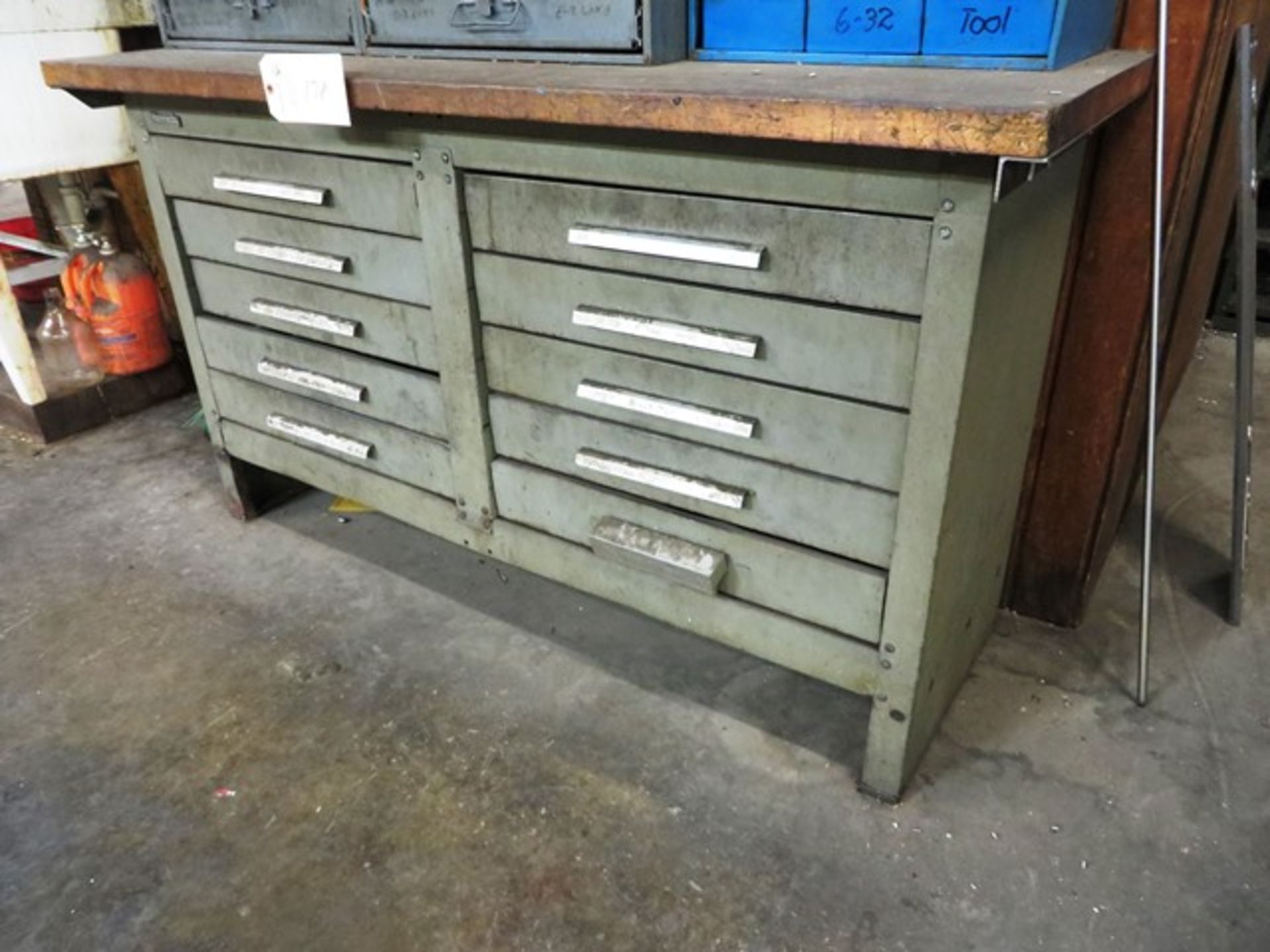 Kennedy 10 Drawer Tool Box with Work Bench