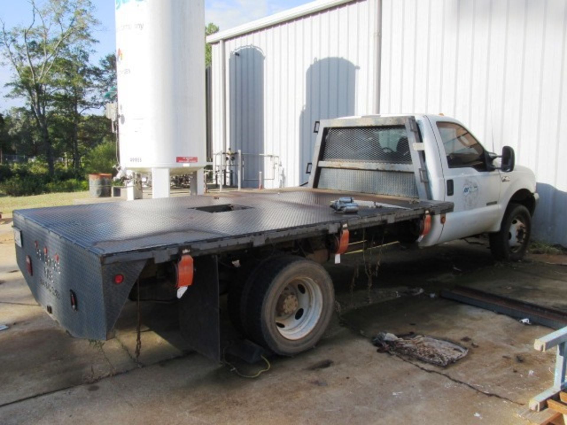 Ford F450 Super Duty Stake Body / Flatbed Truck with Power Stroke Diesel V8 Engine, 12' Steel Bed, - Image 4 of 7