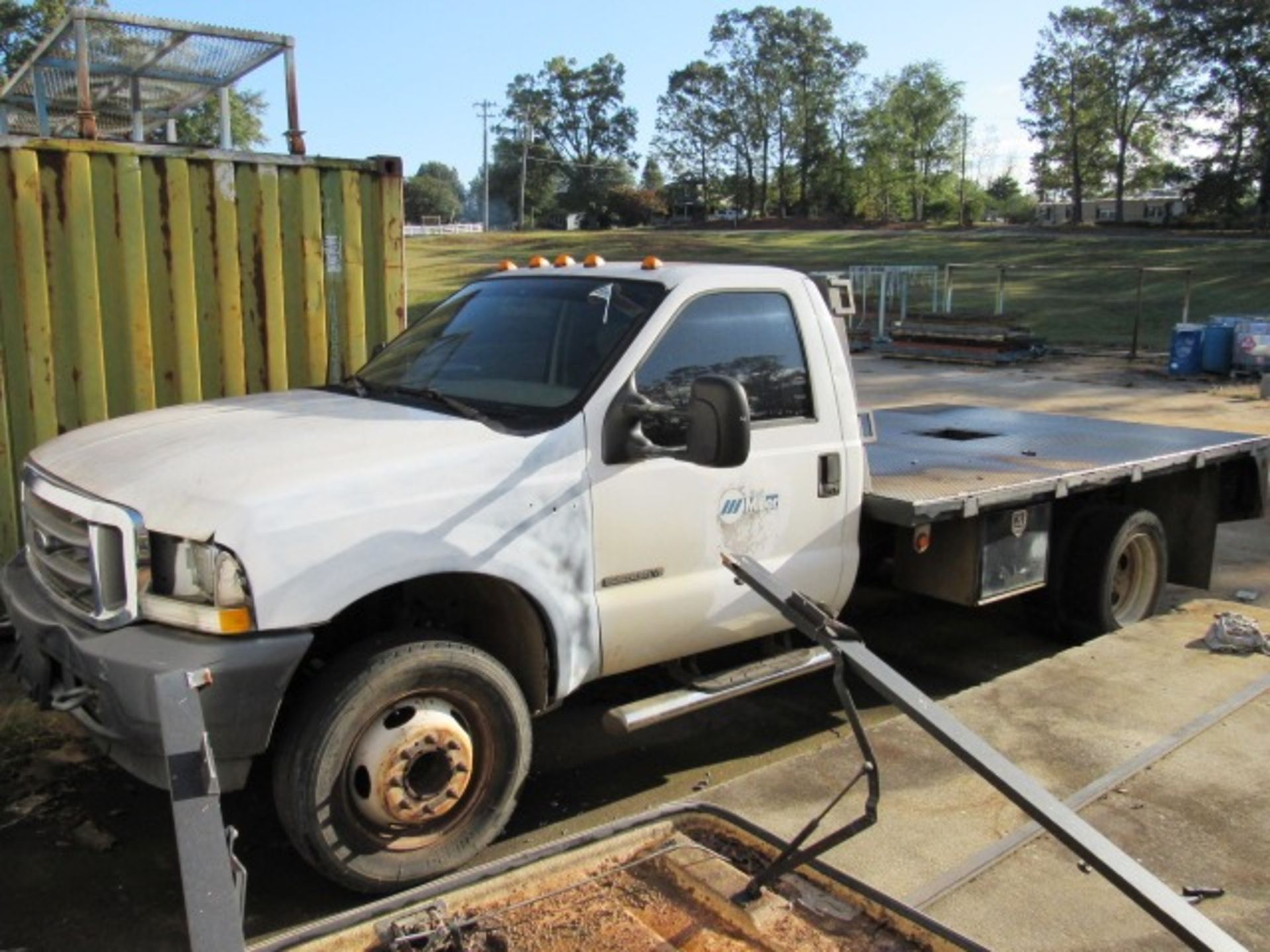 Ford F450 Super Duty Stake Body / Flatbed Truck with Power Stroke Diesel V8 Engine, 12' Steel Bed, - Image 6 of 7