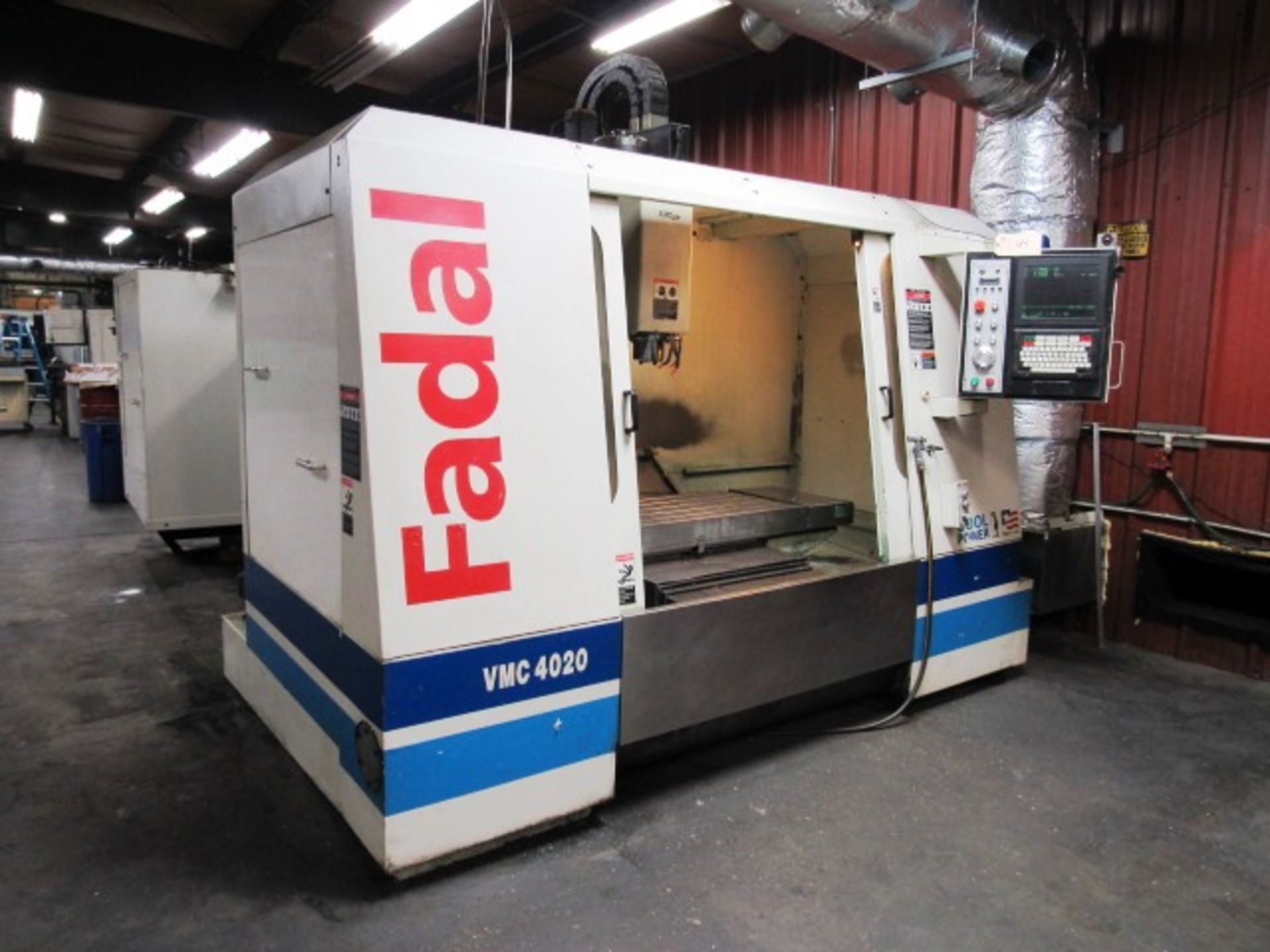 Fadal 4020HT CNC Vertical Machining Center with 48'' x 20'' Table, #40 Spindle Speeds to 10,000 RPM, - Image 4 of 5