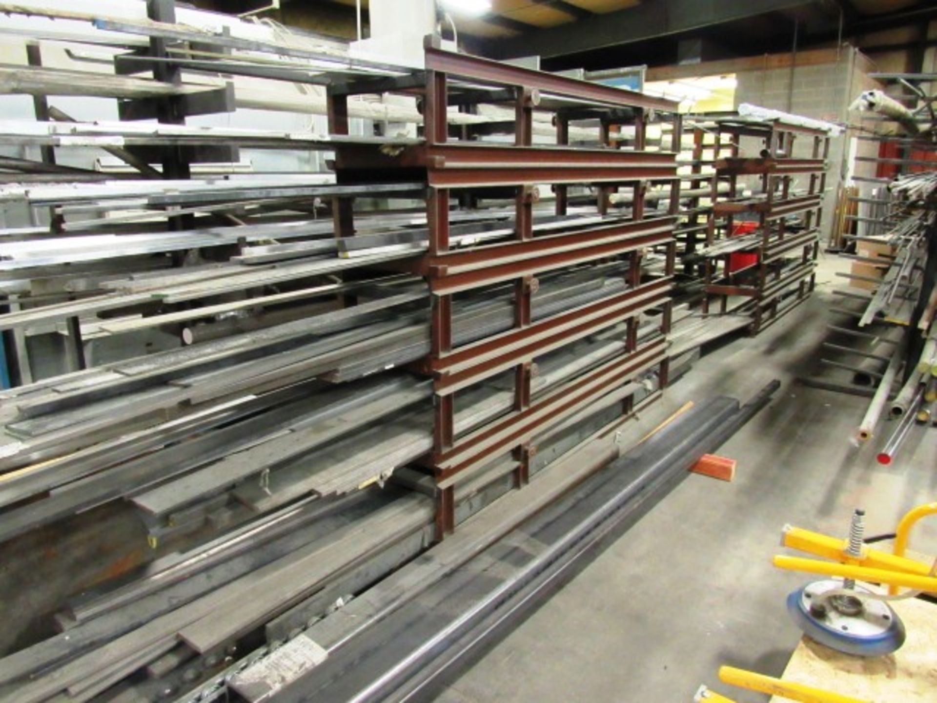 Assorted Steel & Aluminum on 2 Racks - Image 3 of 3