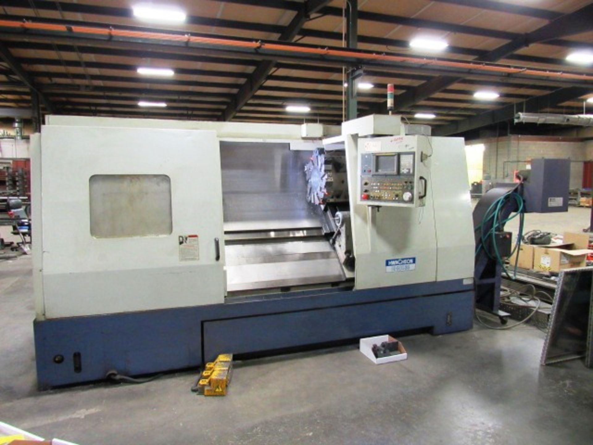 Hwacheon Hi-ECO 35 CNC Turning Center with 12'' 3-Jaw Chuck, 10 Position Turret, Approx. 4'' Bore, - Image 3 of 7