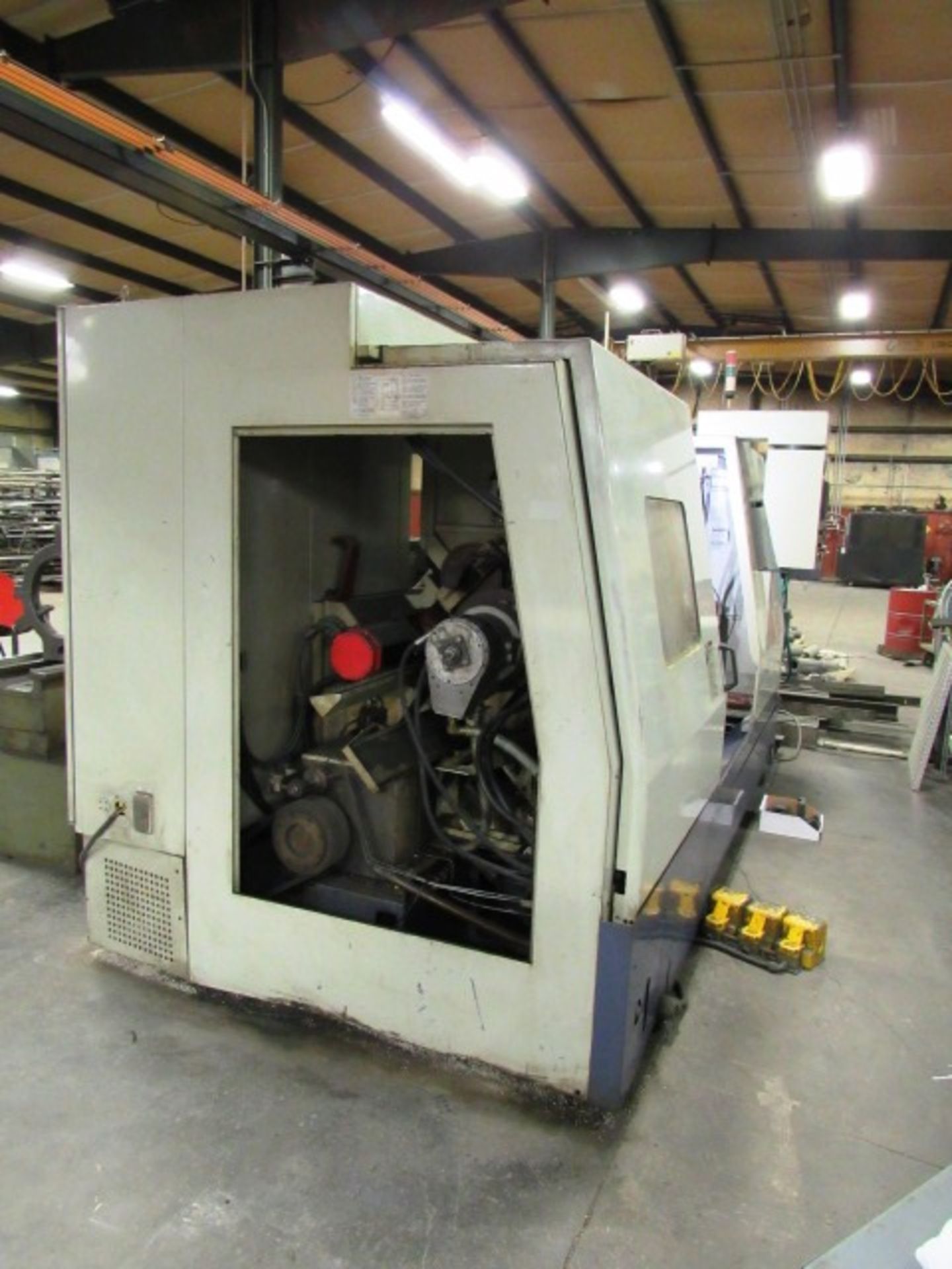 Hwacheon Hi-ECO 35 CNC Turning Center with 12'' 3-Jaw Chuck, 10 Position Turret, Approx. 4'' Bore, - Image 6 of 7