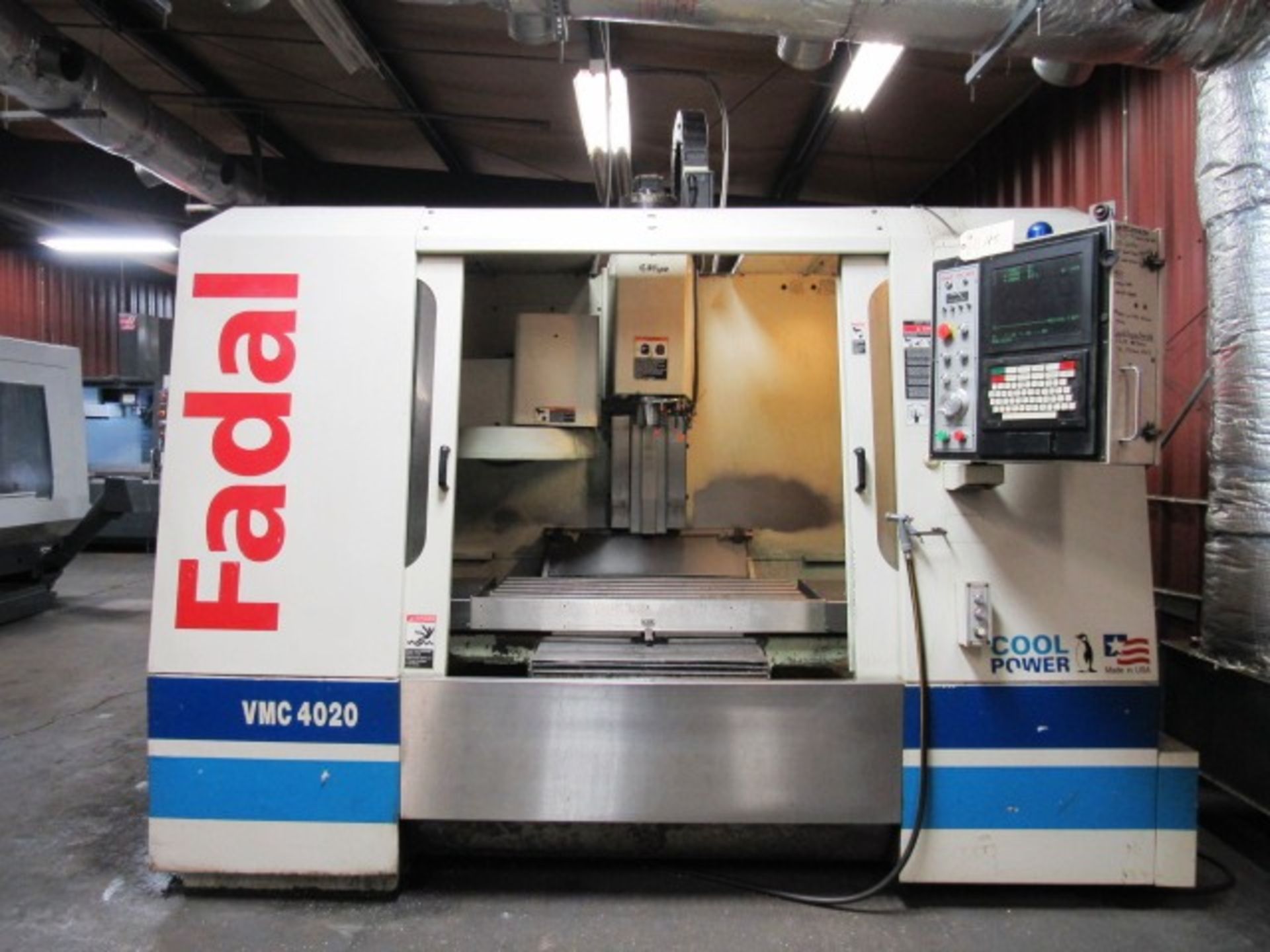 Fadal 4020HT CNC Vertical Machining Center with 48'' x 20'' Table, #40 Spindle Speeds to 10,000 RPM, - Image 3 of 5