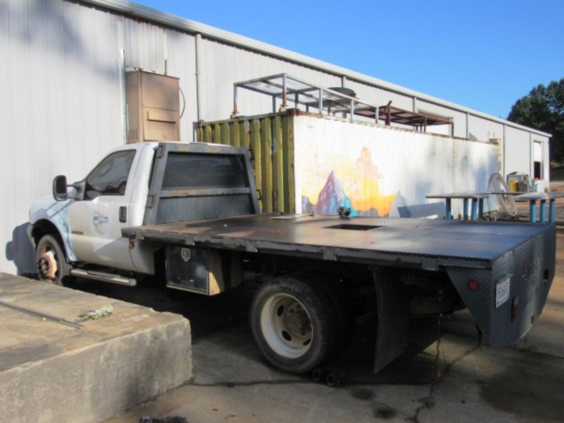 Ford F450 Super Duty Stake Body / Flatbed Truck with Power Stroke Diesel V8 Engine, 12' Steel Bed, - Image 5 of 7