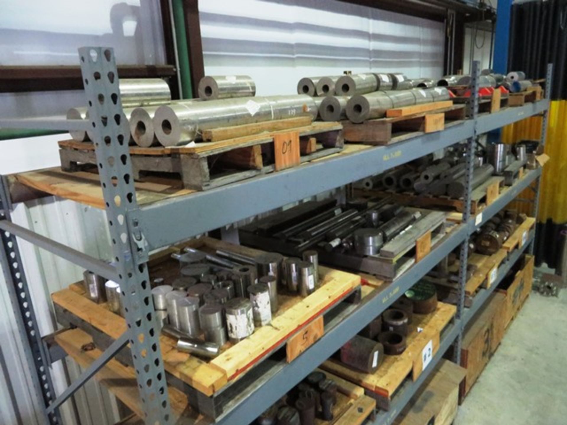 Assorted Material on Rack Consisting of Steel Rounds, Some Monel, Stainless, Etc., Lengths up to 3' - Image 2 of 2