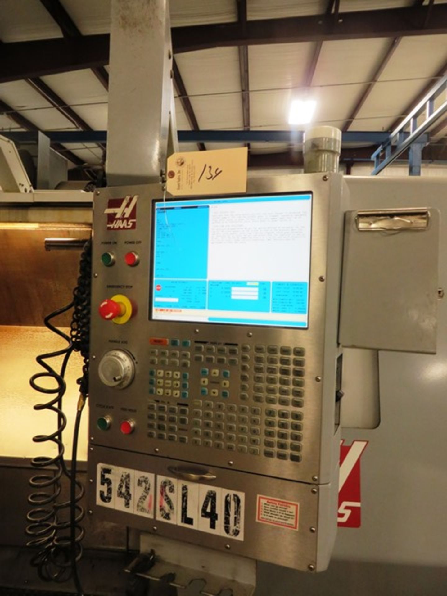 2008 Haas Model SL-40L CNC Turning Center - Image 2 of 6
