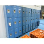 (4) Sections Lockers, (9) Individual Lockers Per Section