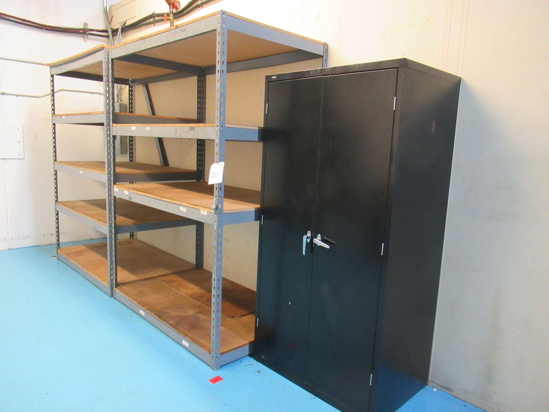 Storage Rack, 2 Door Cabinet