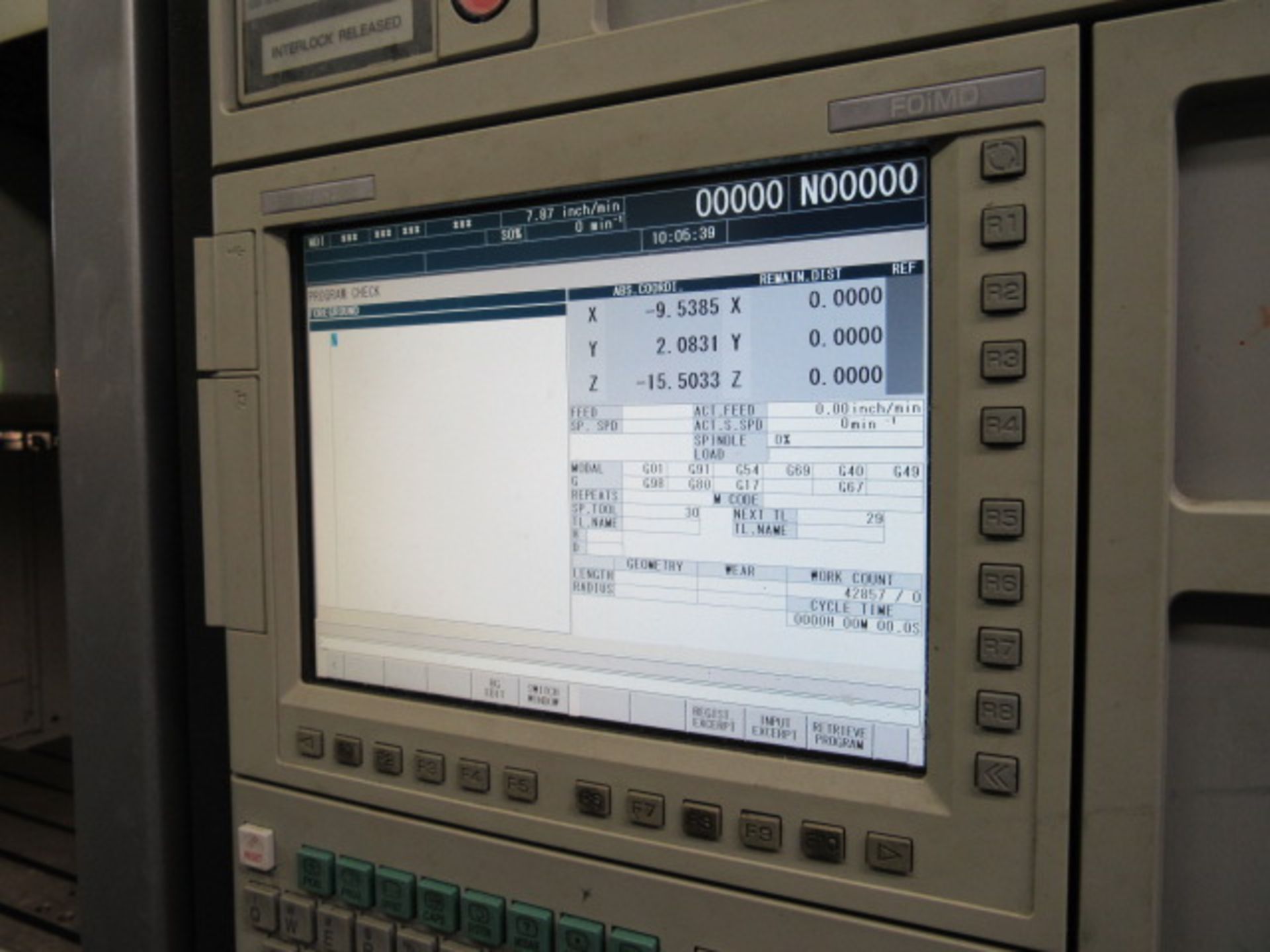 2012 Mori Seiki Dura Vertical 5100 CNC Vertical Machining Center - Image 4 of 8