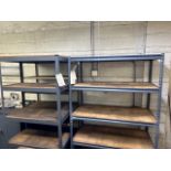 (3) Metal Shelves