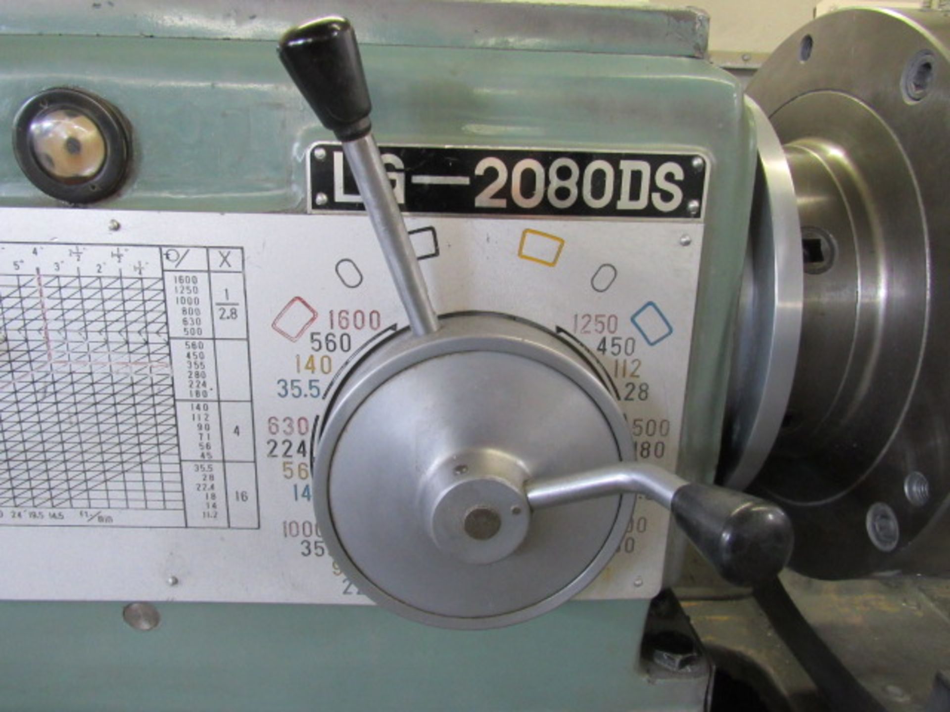 LG 20-80 20'' x 80'' Gap Bed Engine Lathe - Image 6 of 10