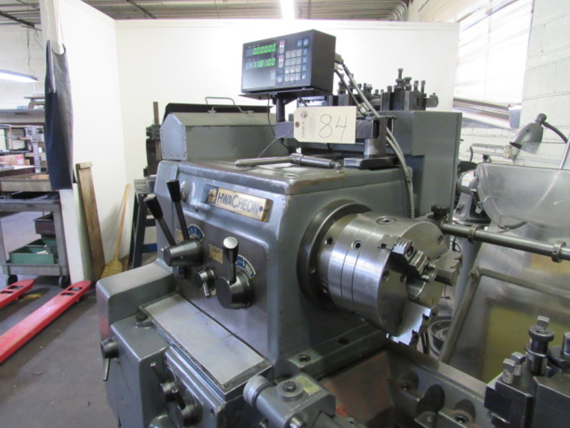 Hwacheon 17'' x 60'' Gap Bed Engine Lathe - Image 7 of 10