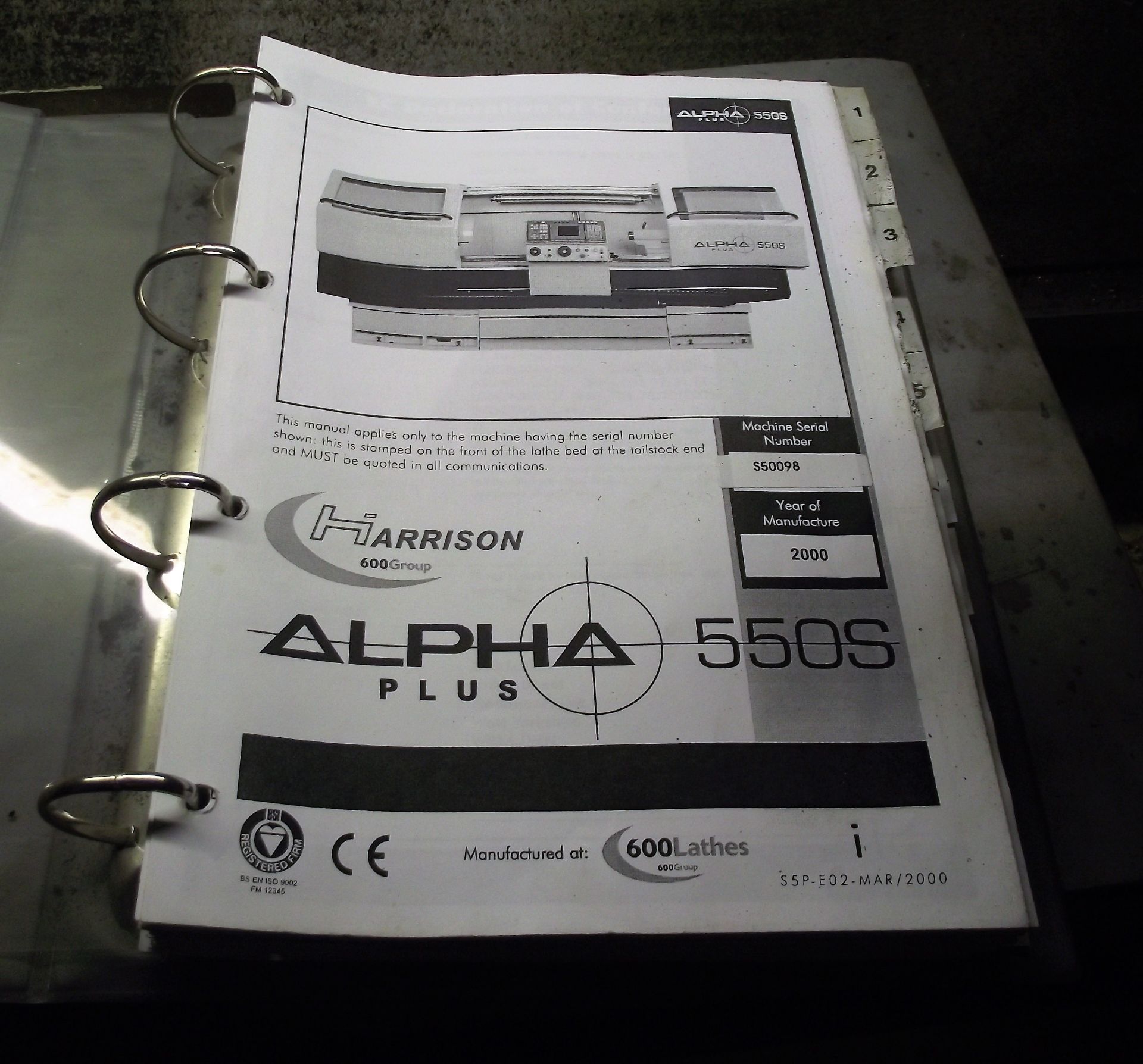 Harrison AlphaPlus 550S CNC Lathe cw Fanuc Control - Bild 7 aus 16