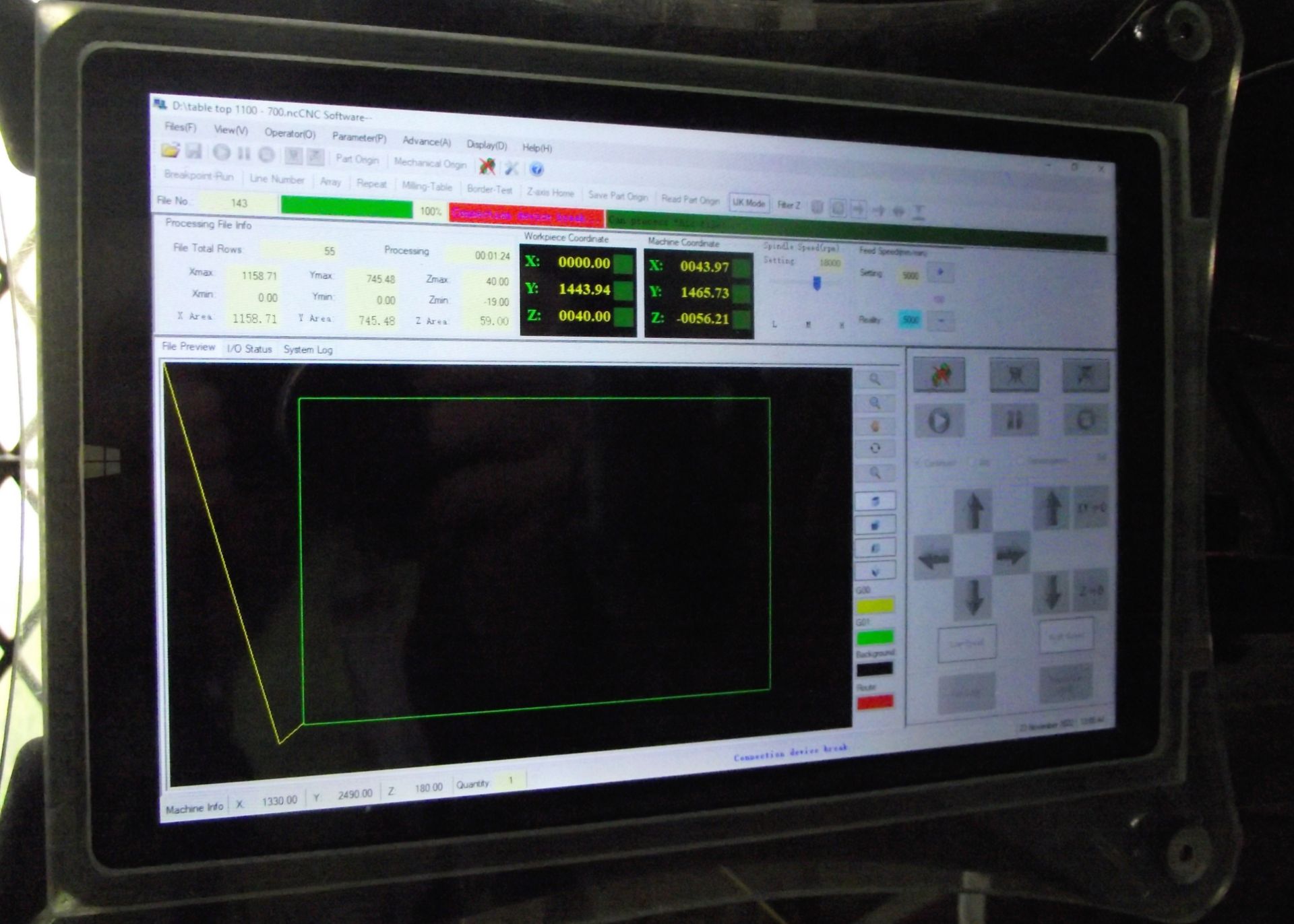 Spartan CNC Router Type - PJCM 1325-3 & CW3000 Industrial Chiller - Image 2 of 18