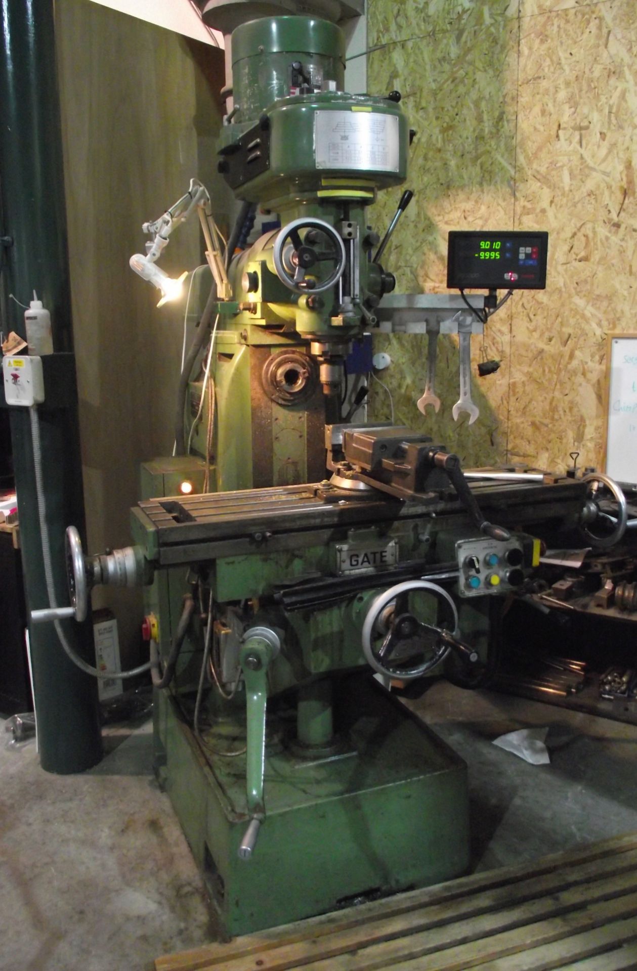 Phoebus Vertical & Horizontal Turret Milling Machine cw 2 Axis DRO