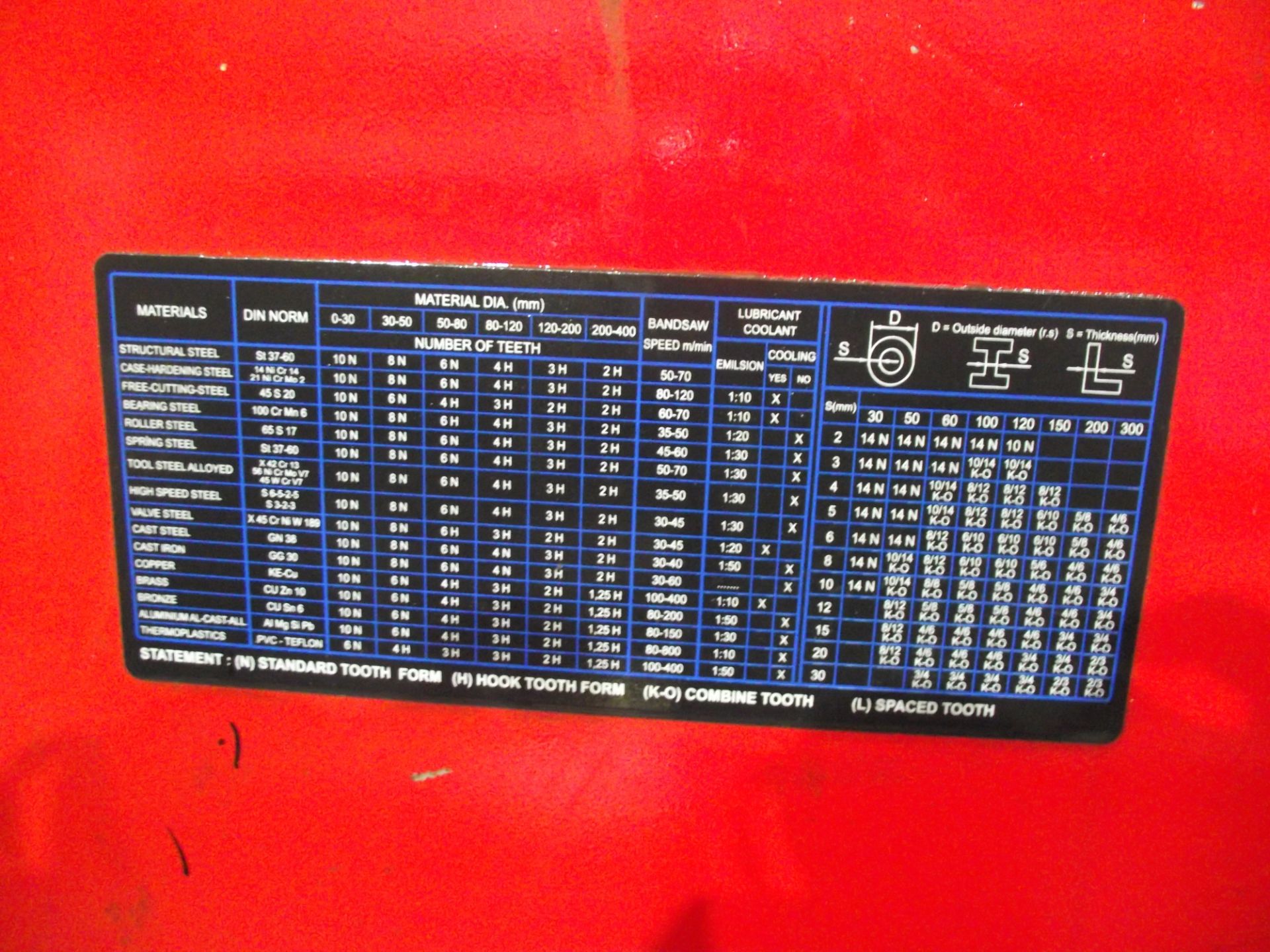 Karmetal KMT 350 OSA 350 Hydraulic Bandsaw - Image 11 of 20