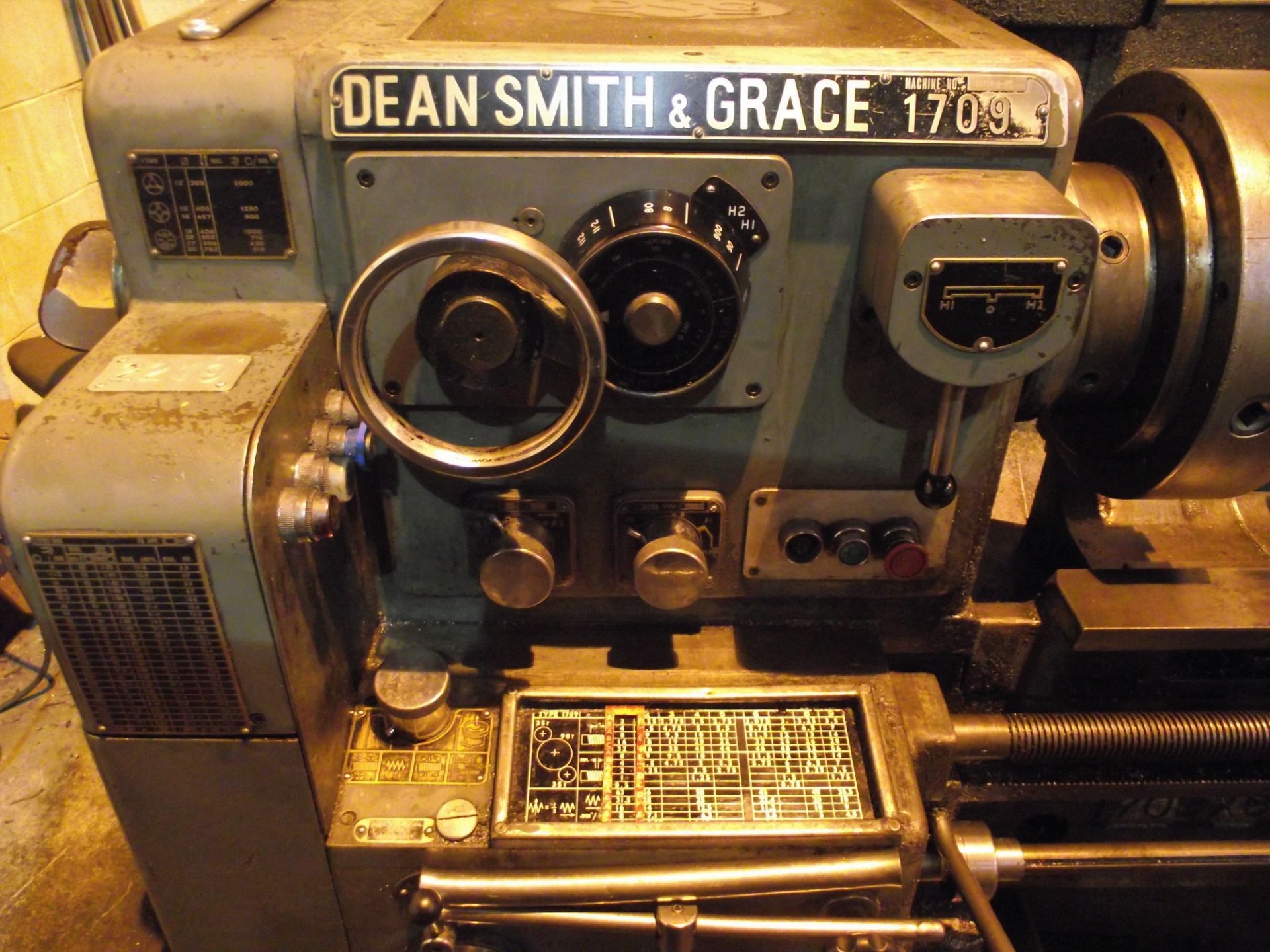 Dean Smith & Grace 1709-60 Gap Bed Lathe - Image 2 of 18