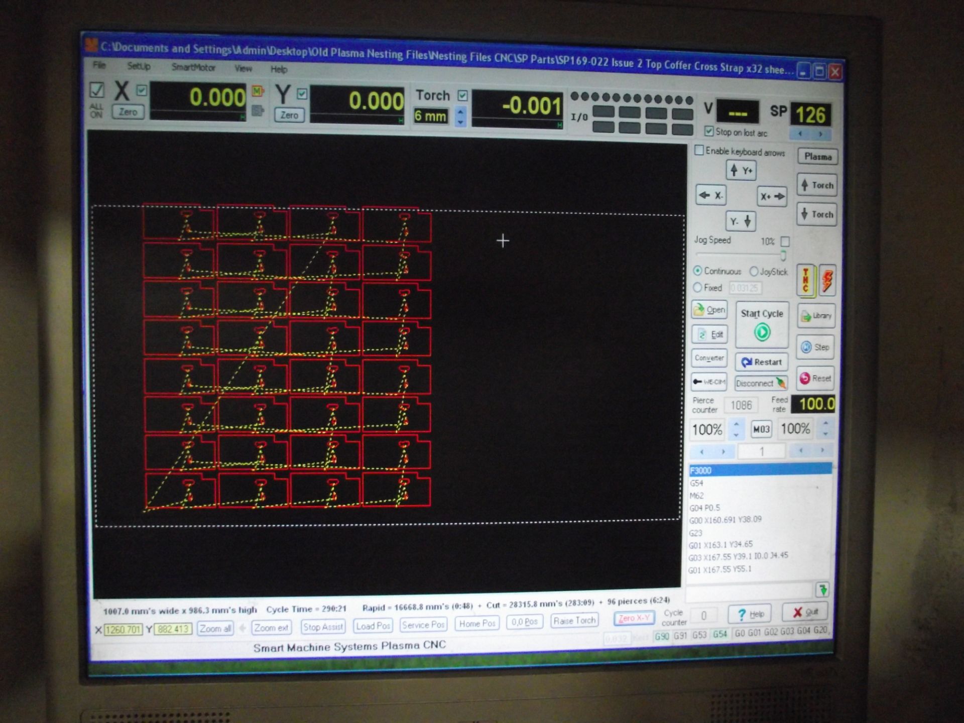 SMS Automation SP2010 PLASMA Cutter cw Support Equipment. - Image 10 of 24