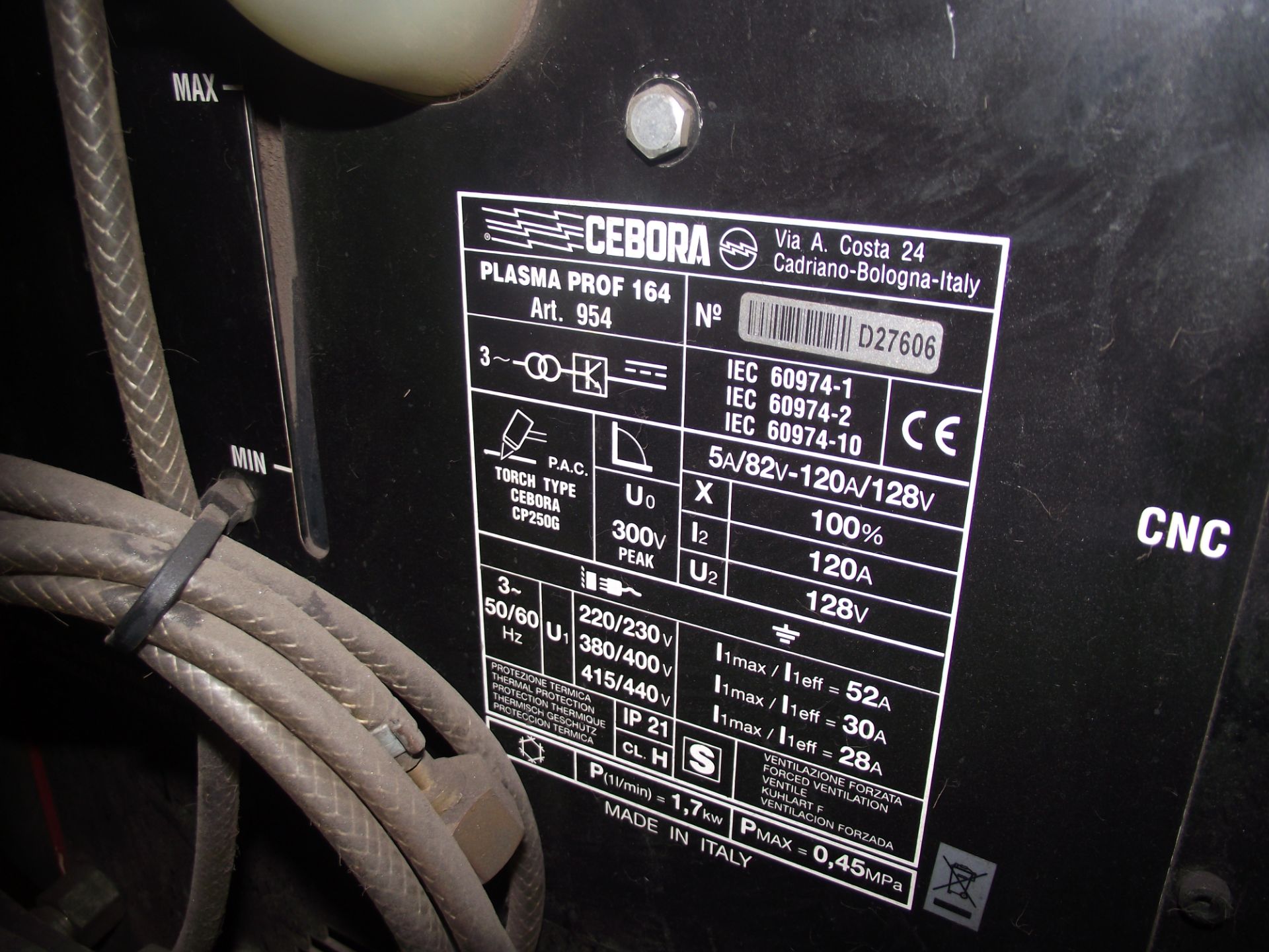 SMS Automation SP2010 PLASMA Cutter cw Support Equipment. - Image 7 of 24