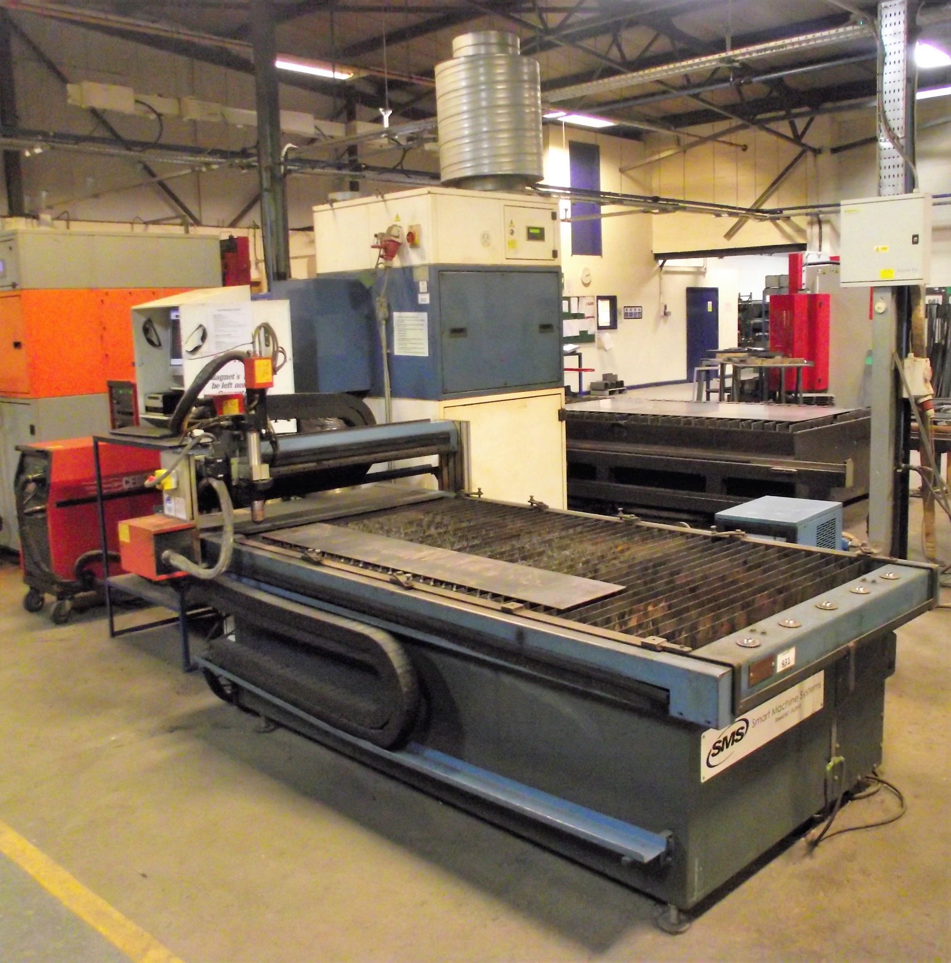 SMS Automation SP2010 PLASMA Cutter cw Support Equipment.