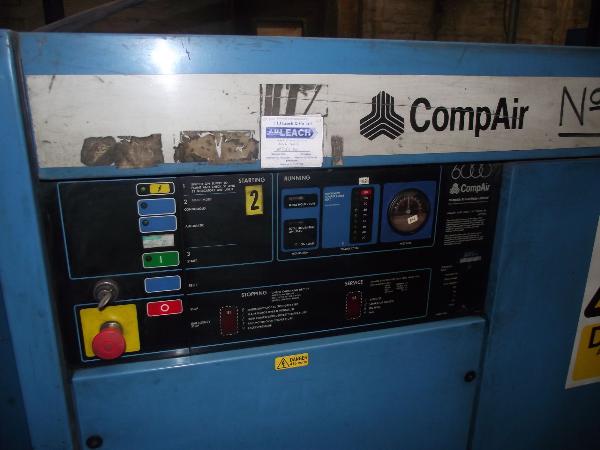 Compair Broomwade Air Compressor - Image 2 of 3