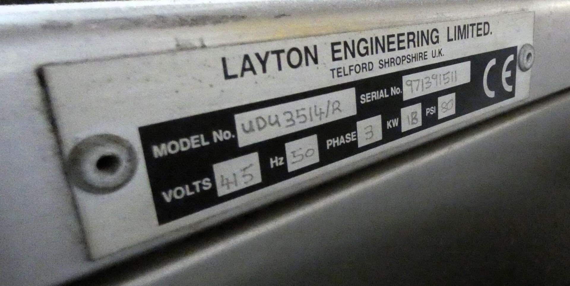 Layton Eng - Enclosed Ultrasonic Vapour Degreaser Complete With Overhead Auto Basket Unit & LEV. - Image 5 of 37