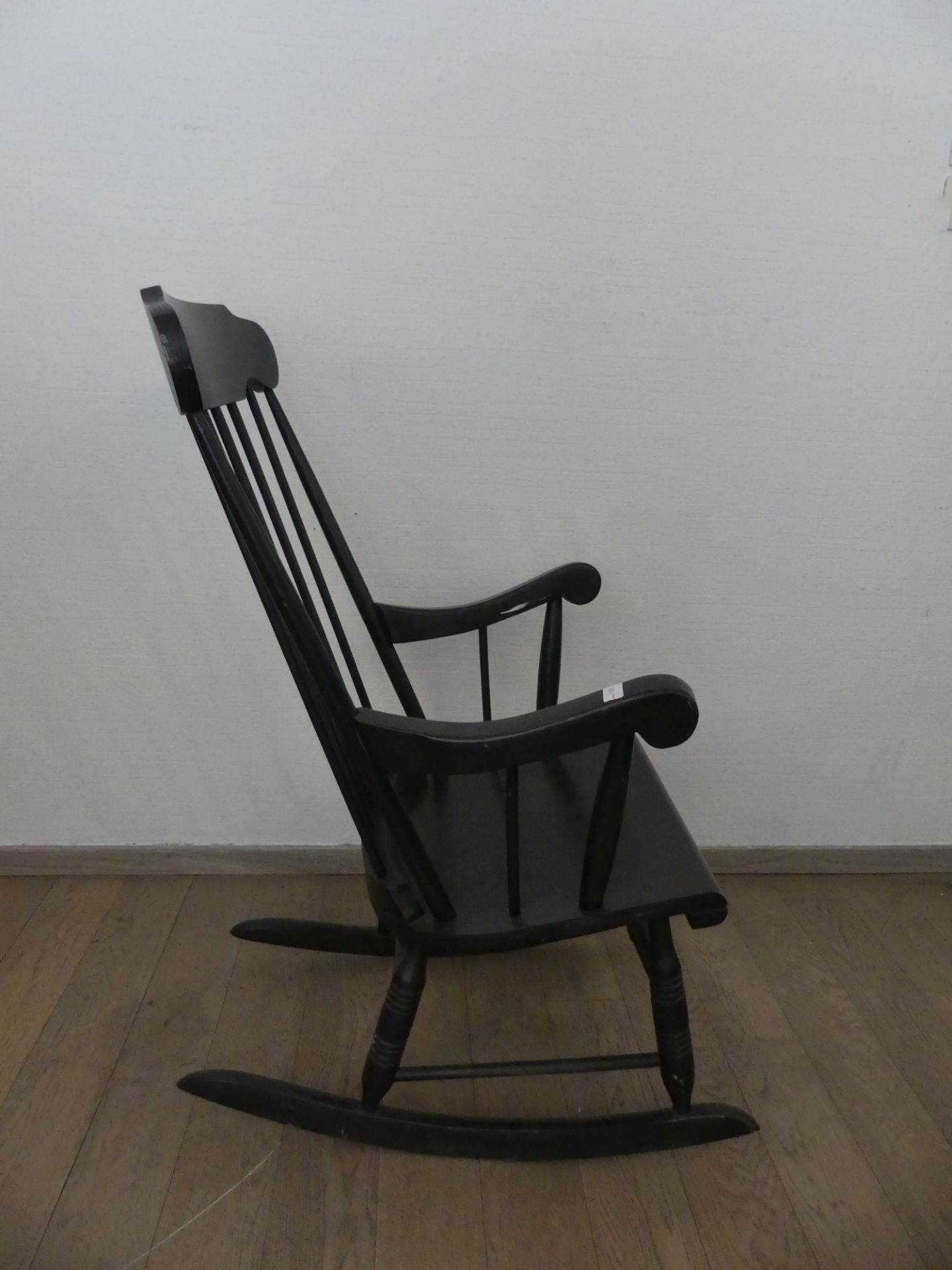 Rocking chair vintage noir - Bild 3 aus 3