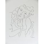 Matisse: "La fleur" 1937 (feuille:28x35cm)