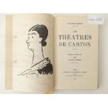 Pauline Carton "Les théâtres de carton", préface de Sacha Guitry, dédicacé