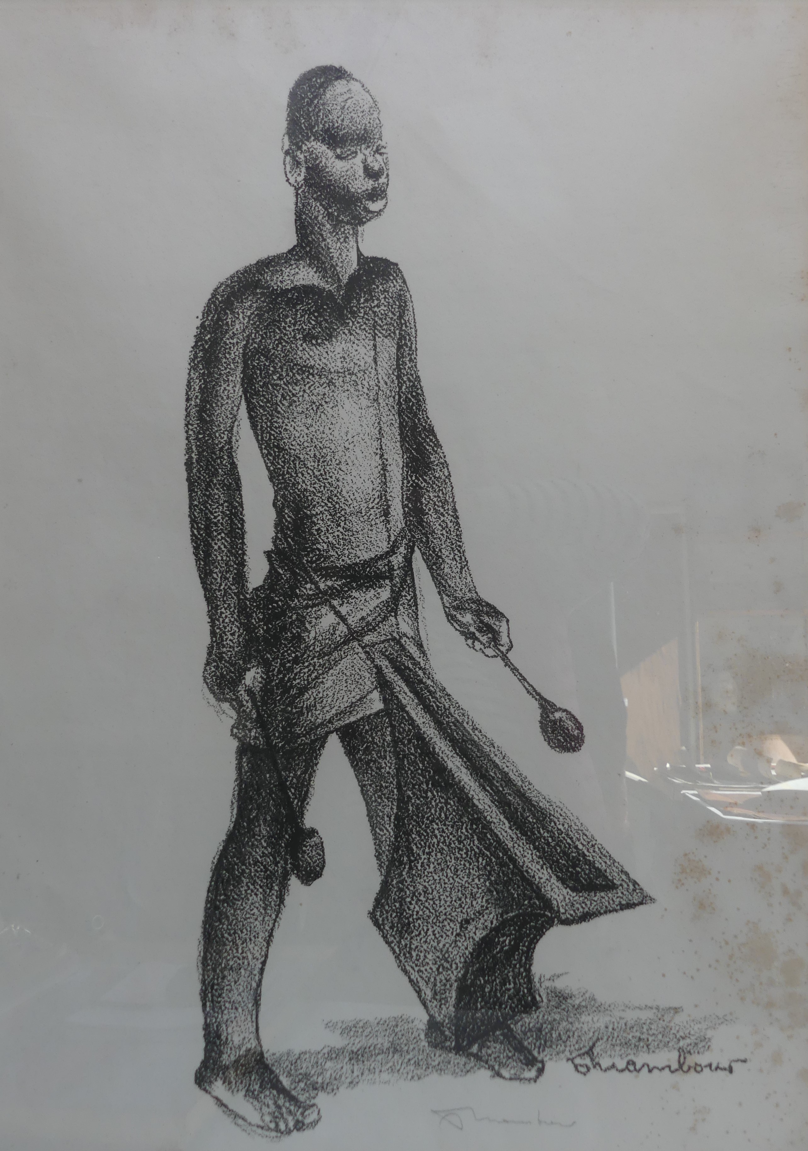 Mambour, lithographie contresignée au crayon (53x72cm) - Image 2 of 3